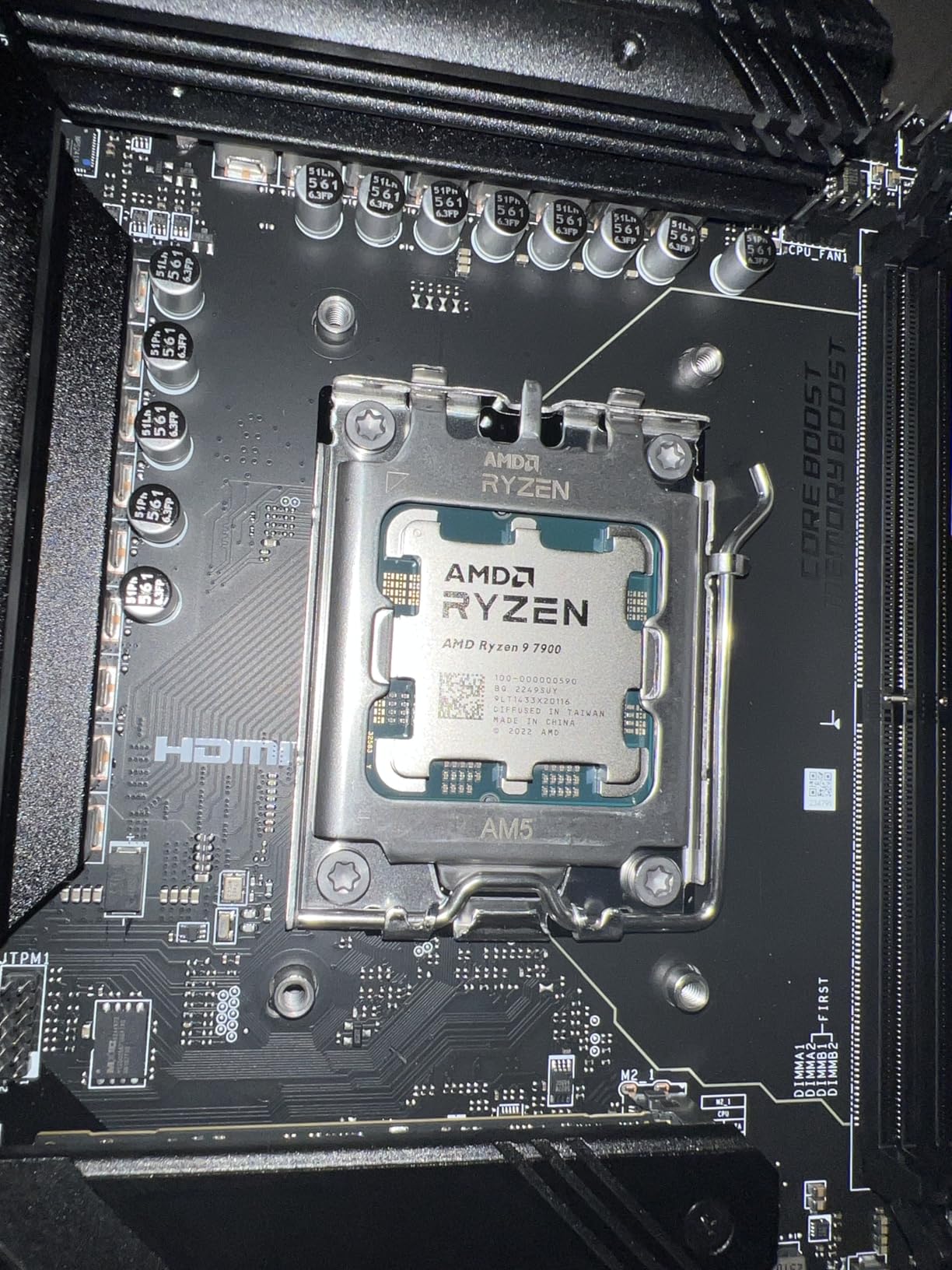 AMD Ryzen 9 7900 12-Core, 24-Thread Unlocked Desktop Processor customer photo 1