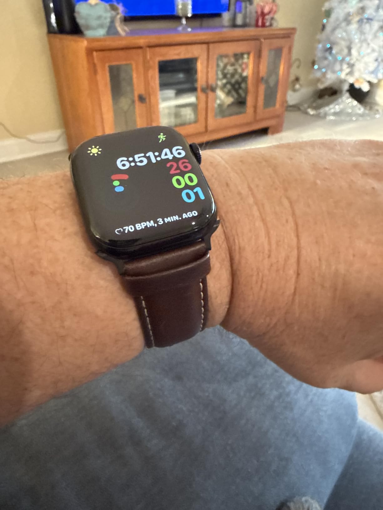 Archer Watch Straps - Top Grain Leather Watch Bands for Apple Watch customer photo 1