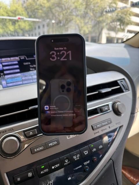 Lamicall for MagSafe Car Mount - [20 Super Magnets] Magnetic Phone Holders for Your Car, Air Vent Phone Holder Car, HandsFree Cell Phone Holder Mount Accessories for Women Men fit iPhone 17 16 Pro Max customer photo 2