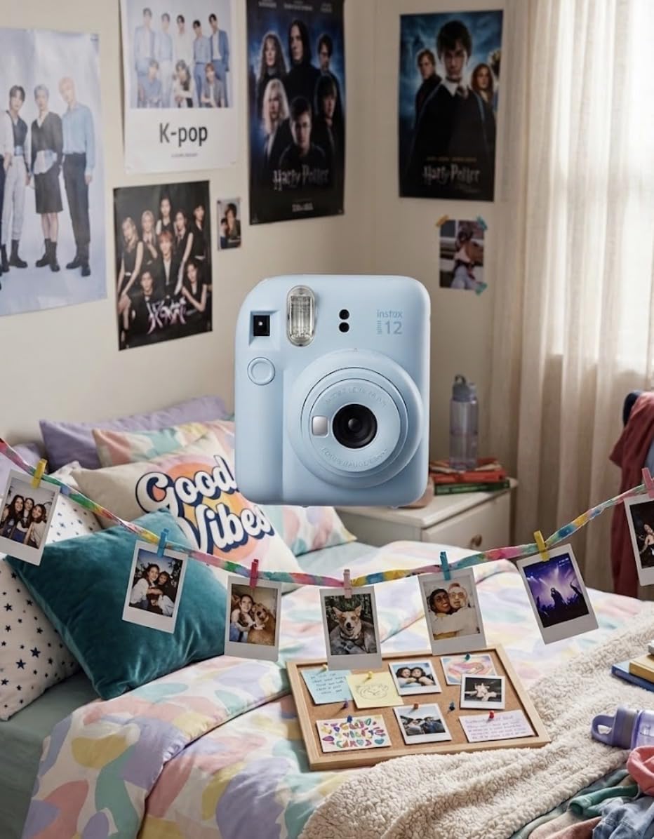 Fujifilm Instax Mini 12 Instant Film Camera - Pastel Blue customer photo 2