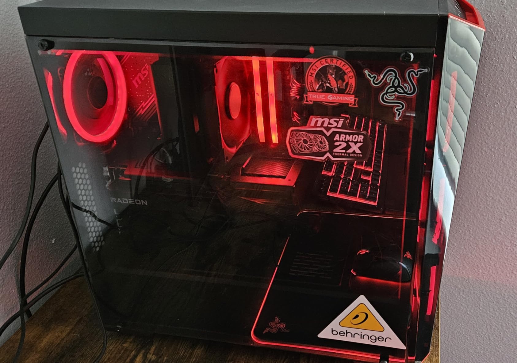 CORSAIR Vengeance RGB DDR5 RAM 32GB (2x16GB) Up to 6400MHz CL36-48-48-104 1.35V Intel XMP 3.0 Desktop Computer Memory - Black customer photo 2
