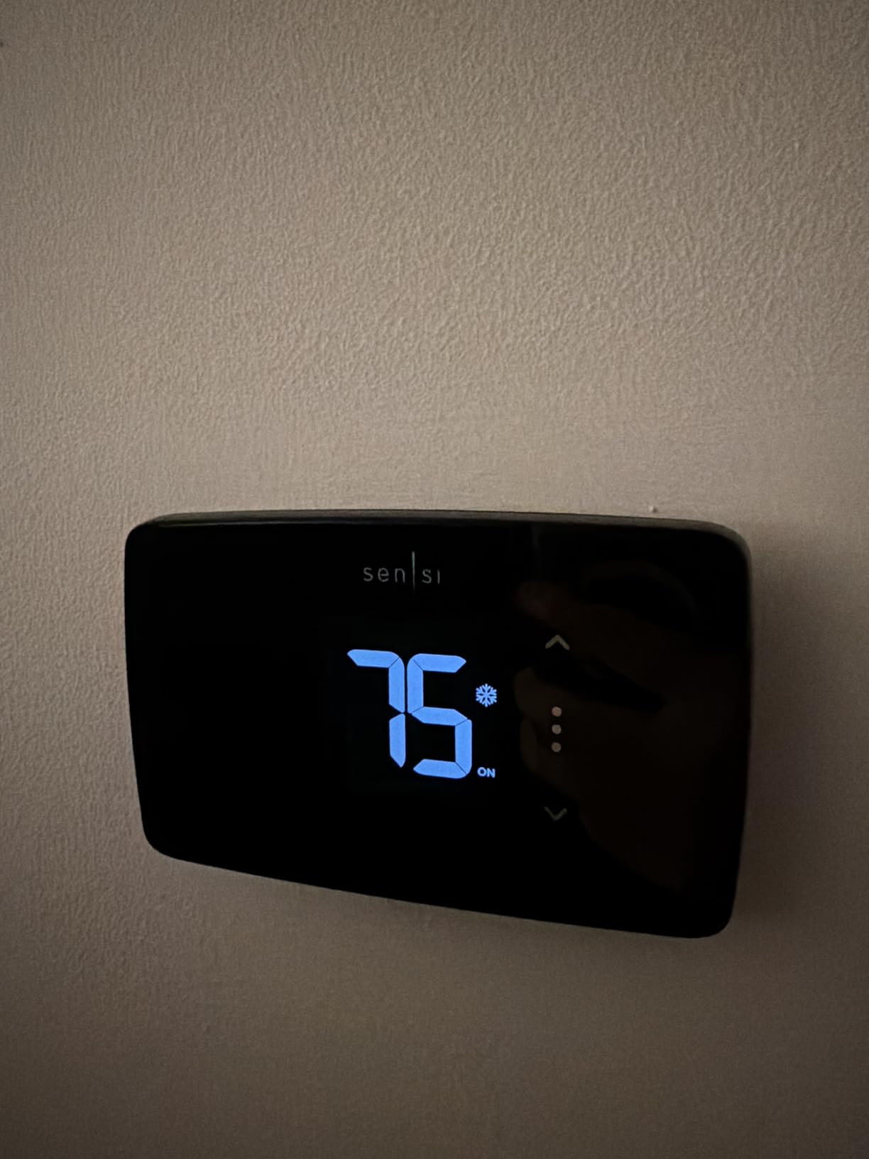 Sensi Lite Smart Thermostat, Programmable, WiFi, Easy DIY, Works With Alexa, ENERGY STAR Certified, ST25, Most Systems C-Wire Not Required customer photo 2