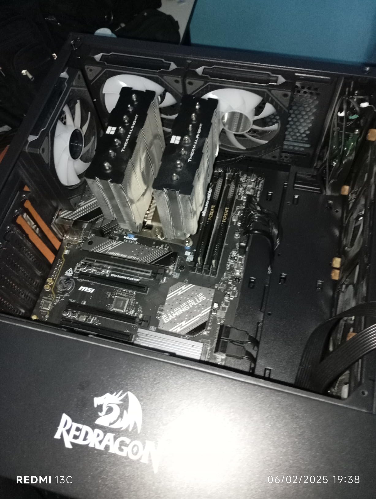 MSI B760 Gaming Plus WiFi Gaming Motherboard (Supports 12th/13th/14th Gen Intel Processors, LGA 1700, DDR5, PCIe 4.0, M.2, 2.5Gbps LAN, USB 3.2 Gen2, HDMI/DP, Wi-Fi 6E, Bluetooth 5.3, ATX) customer photo 2