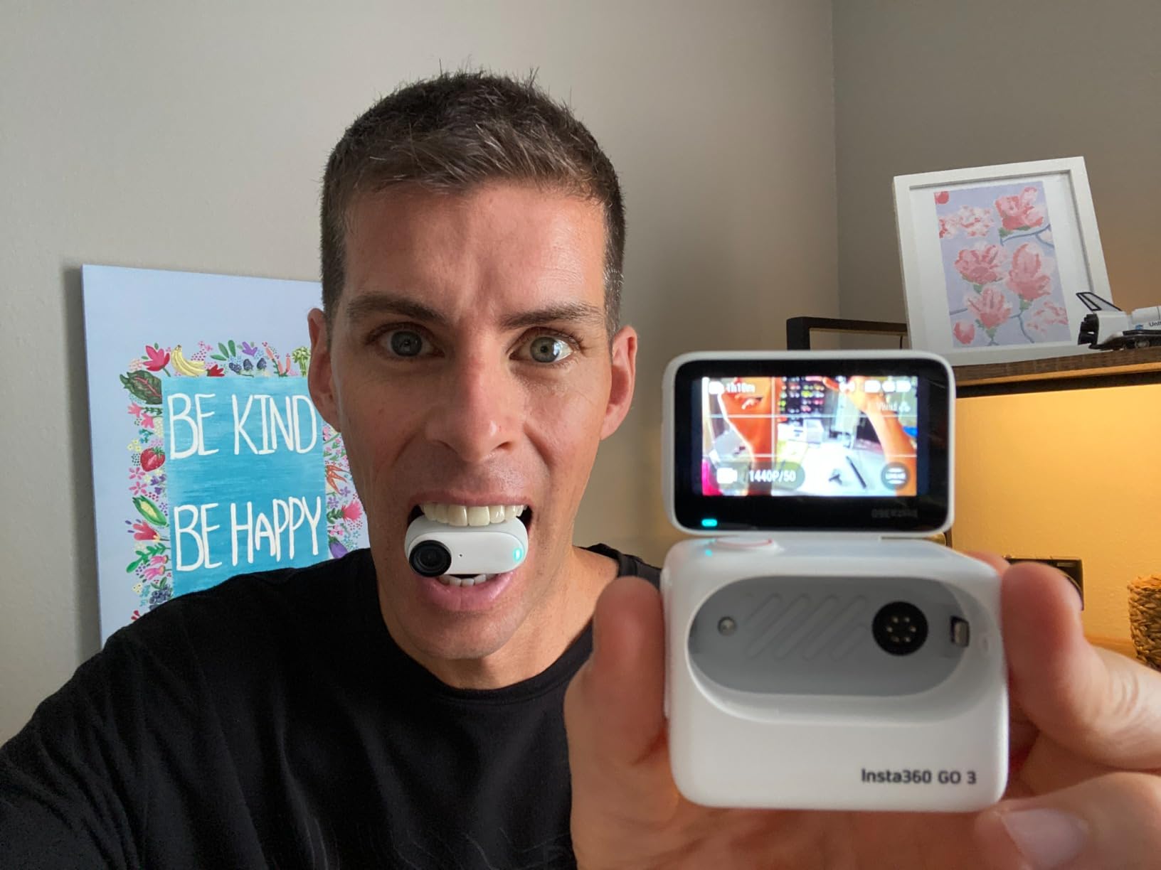 Insta360 GO 3 64GB - Vlogging Camera for Creators, Vloggers, Mini Action Camera with Flip Touchscreen, Light and Portable, Hands-Free POV, Mount Anywhere, Stabilization, Remote Preview, Waterproof customer photo 1