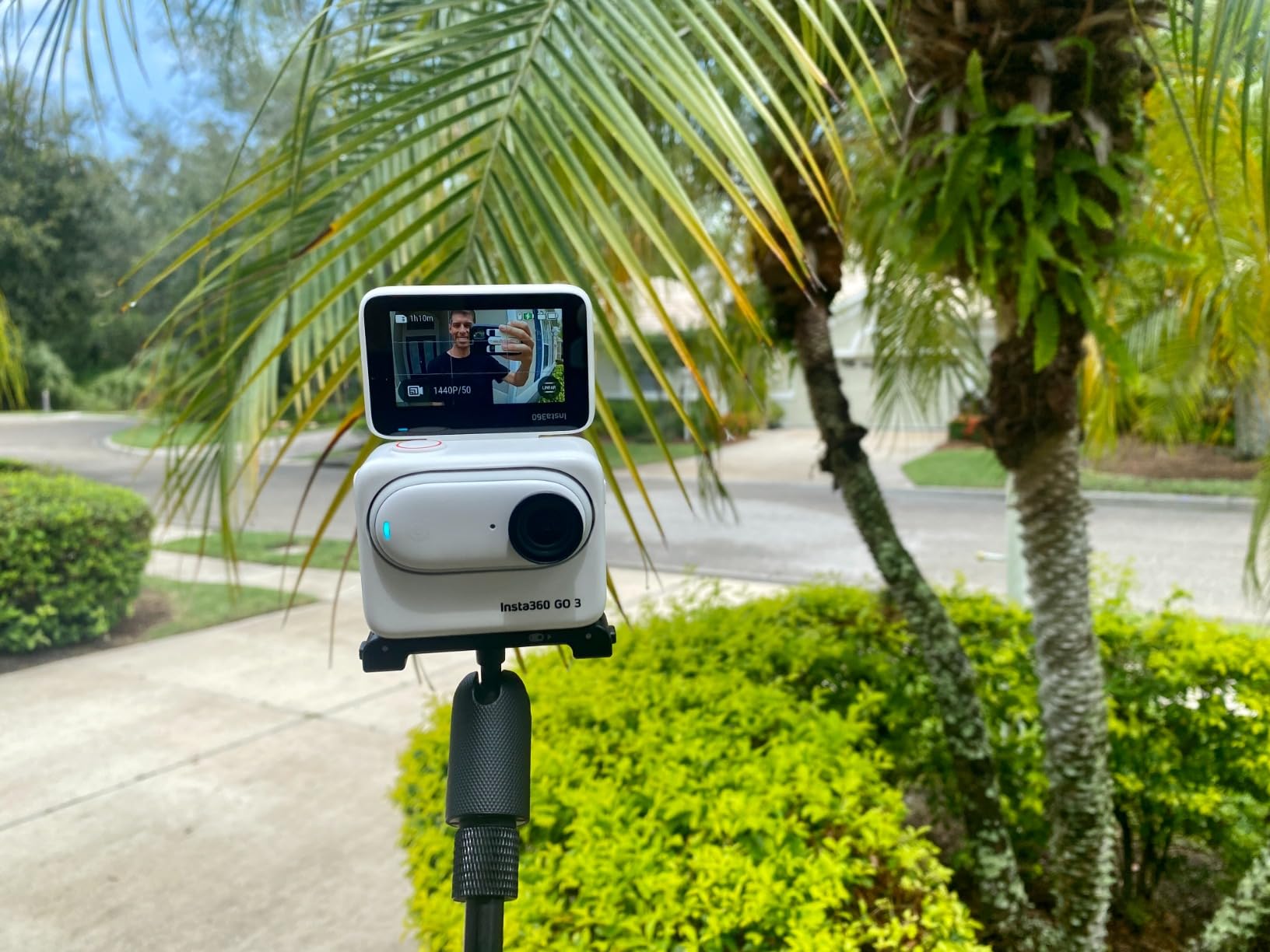 Insta360 GO 3 64GB - Vlogging Camera for Creators, Vloggers, Mini Action Camera with Flip Touchscreen, Light and Portable, Hands-Free POV, Mount Anywhere, Stabilization, Remote Preview, Waterproof customer photo 2