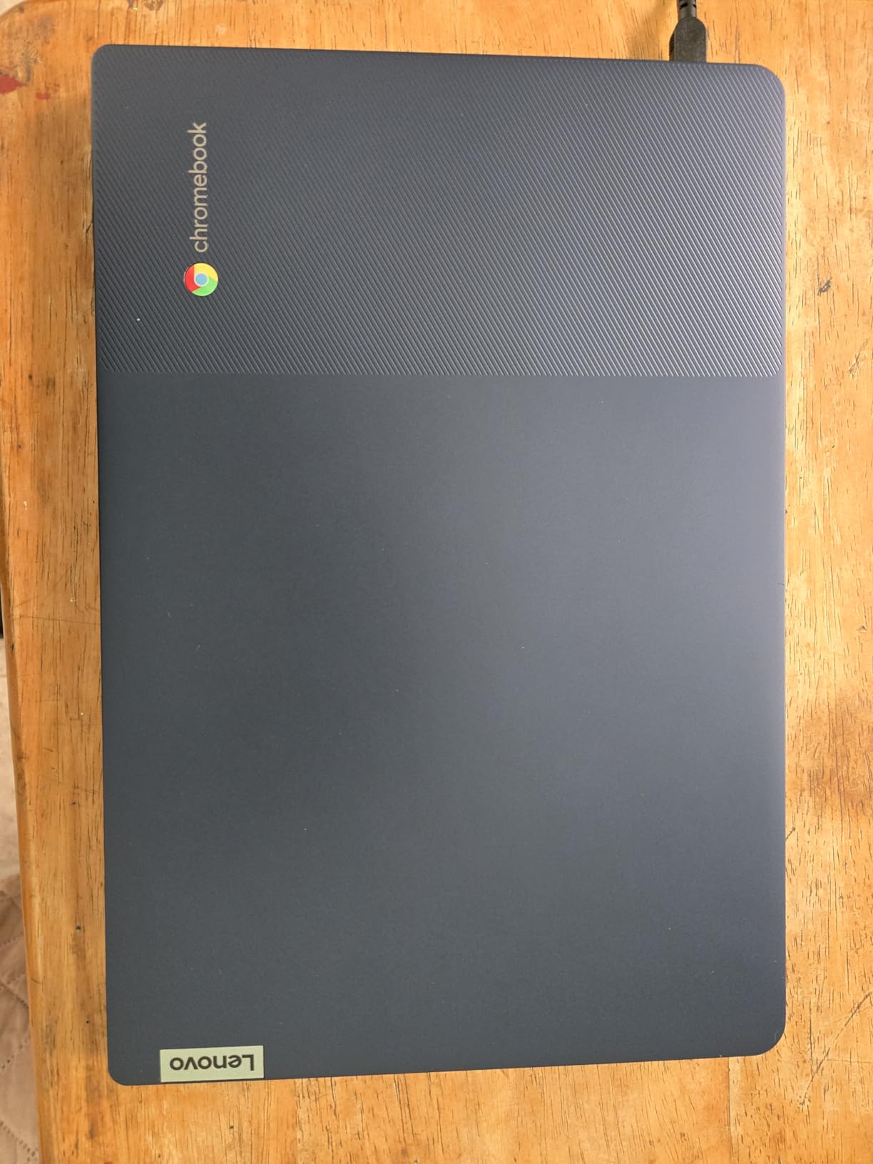 Lenovo Flagship Chromebook 14'' FHD Touchscreen Slim Thin Light Laptop, 8-Core MediaTek Kompanio 520, 4GB RAM, 64GB eMMC, WiFi 6, Abyss Blue customer photo 1