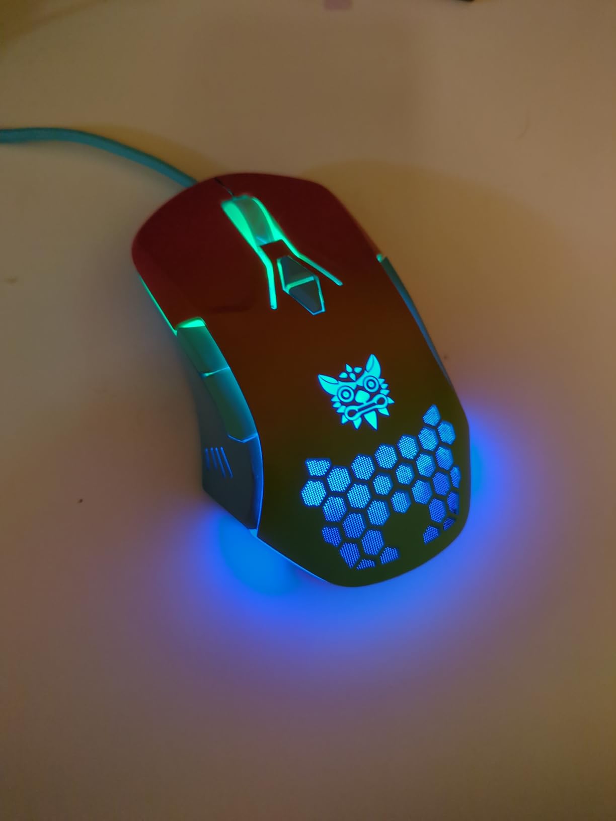 Wired PC Gaming Mouse: High Precision Sensor,RGB Backlit, Adjustable DPI, 7 Buttons Programmable,Ergonomic mice for Office & Gaming on Windows/Mac/Linux/Chrome-Black customer photo 2