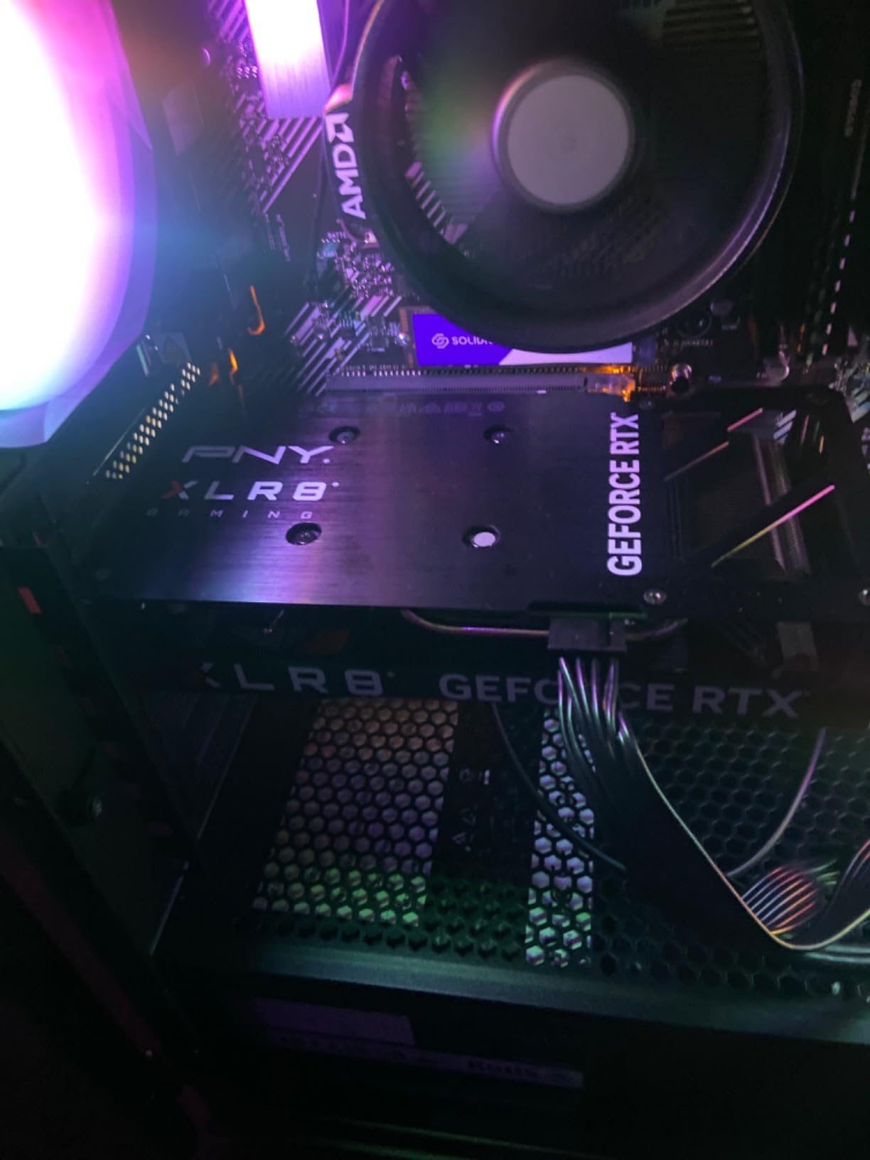 GeForce RTX 4060 8GB XLR8 Gaming Verto Dual Fan OC Graphics Card DLSS 3 (128-bit, PCIe 4.0, GDDR6, HDMI/DisplayPort, Supports 4k, 2 Slot) customer photo 1
