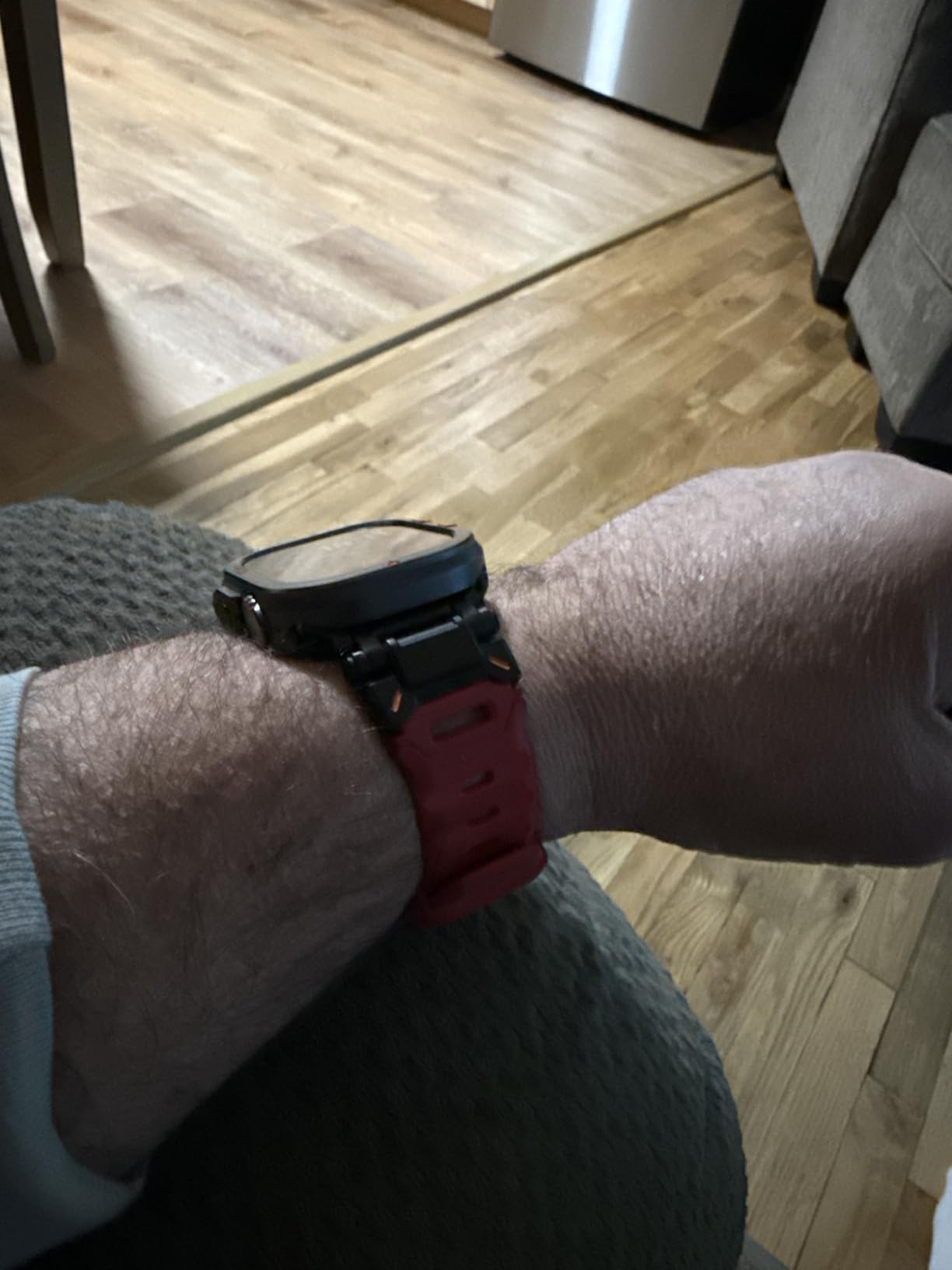KADES Rugged TPU Sport Band for Apple Watch Ultra 3/2/1 49mm, Metal Connectors for Apple Watch Series 11/10/SE3 46mm Series 9/8/SE2/7/6/SE/5/4/3/2/1 45mm/44mm/42mm customer photo 1