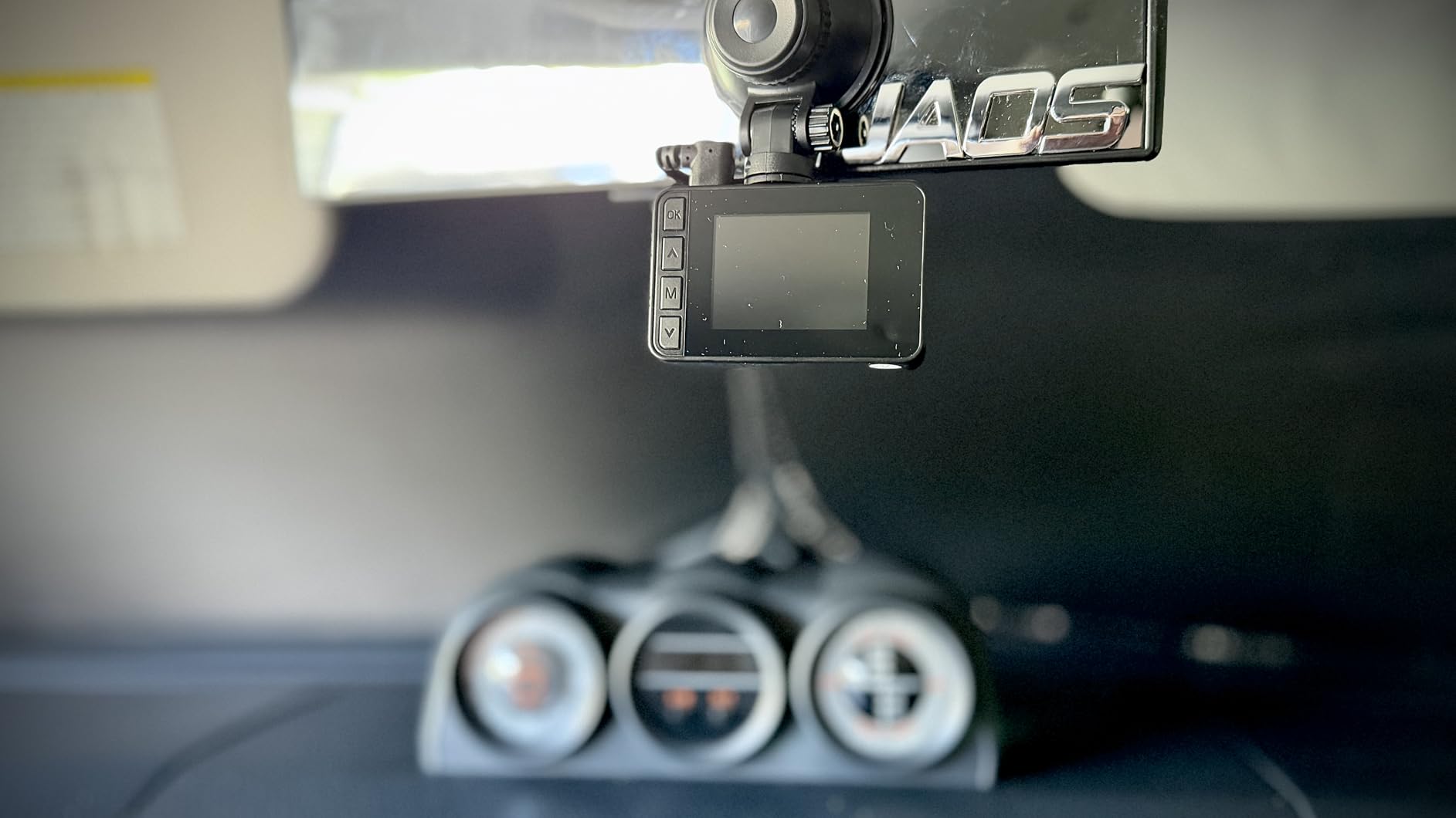 Dash Cam Front and Rear, 2.5K+1080P Dual Dash Camera for Cars, 2'' Display Mini Car Camera, G-Sensor Dashcam, Night Vision, 24H Parking Mode, Loop Recording, 170 Wide Angle customer photo 1