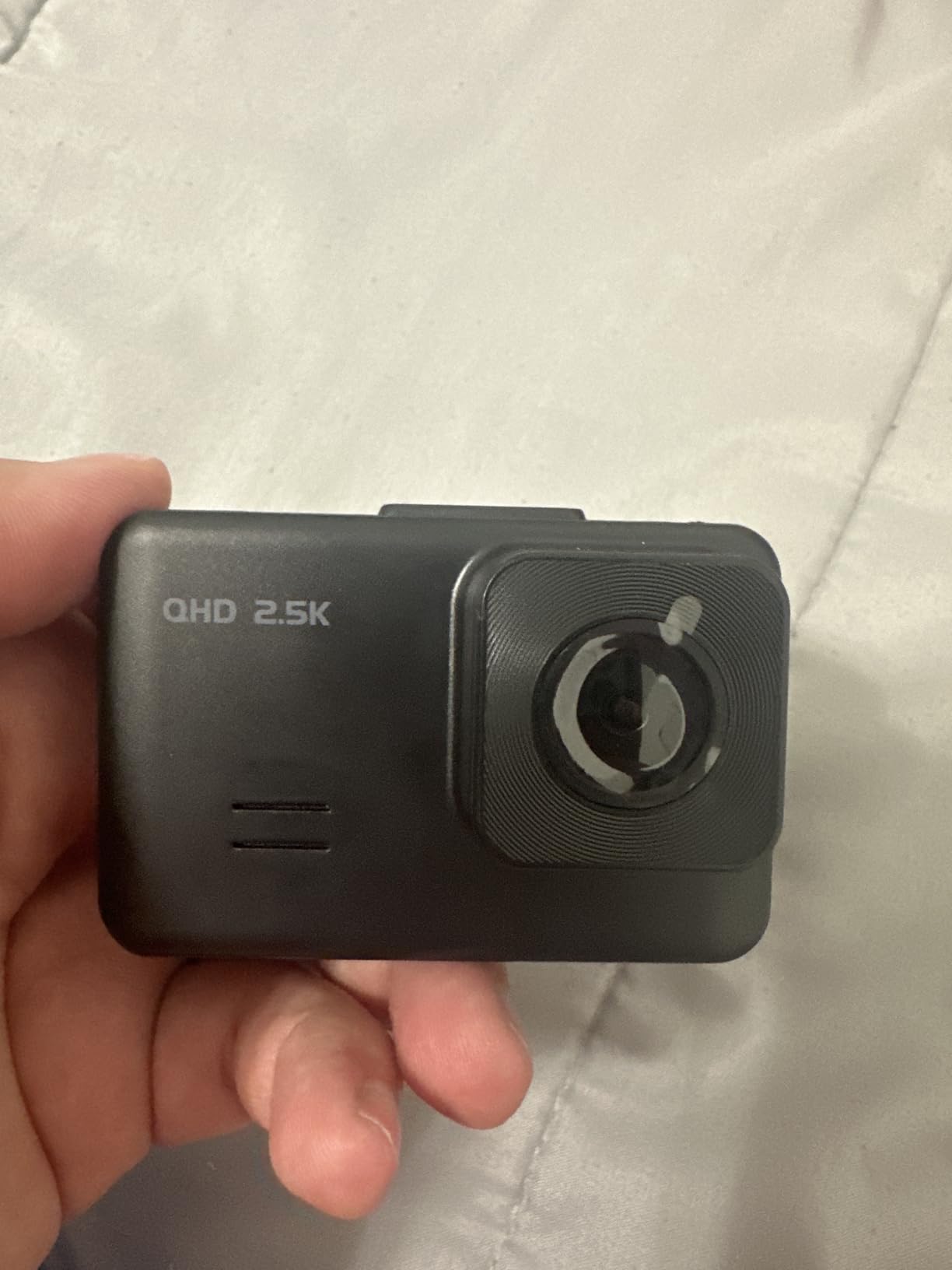 Dash Cam Front and Rear, 2.5K+1080P Dual Dash Camera for Cars, 2'' Display Mini Car Camera, G-Sensor Dashcam, Night Vision, 24H Parking Mode, Loop Recording, 170 Wide Angle customer photo 2