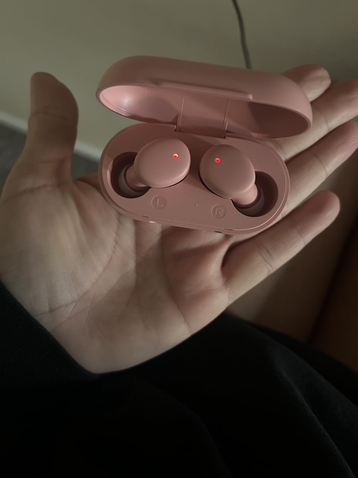 MOZOTER S8 Mini Wireless Earbuds Bluetooth 5.3 in Ear Light-Weight Headphones,60Hrs Playtime Ear Buds with Charging Case,Bluetooth Headsets,Premium Sound with Deep Bass for Sport-Pink customer photo 2