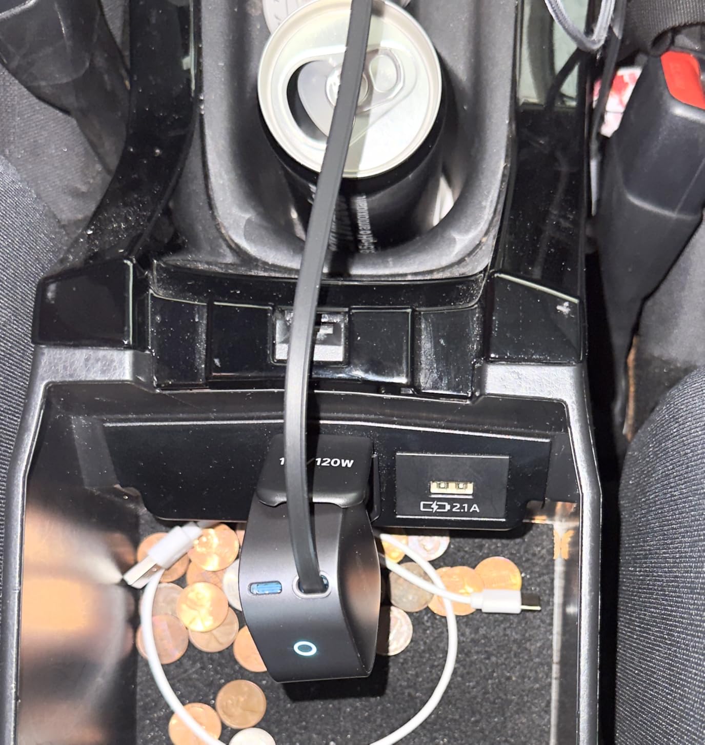 Anker Retractable USB-C Car Charger, 75W Max Fast Charging with Built-in Retractable Cable Car Adapter, Car Accessories for iPhone 17/16 Series, Galaxy S25/S24, MacBookPro/Air, iPad, and More customer photo 2