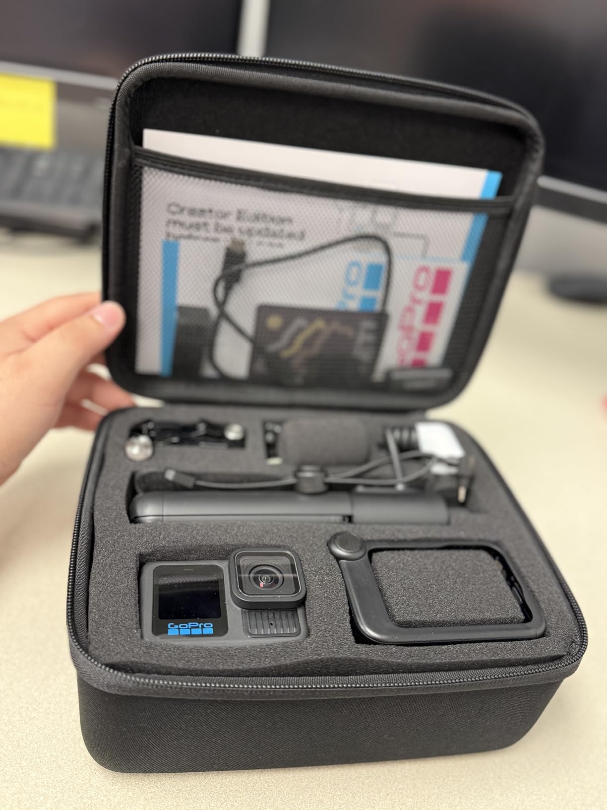 GoPro HERO13 Black Creator Edition - Includes HERO13 Black, Volta (Battery Grip, Tripod, Remote), Media Mod, Light Mod, Enduro Battery, Magnetic Latch Mount and Carrying Case customer photo 1