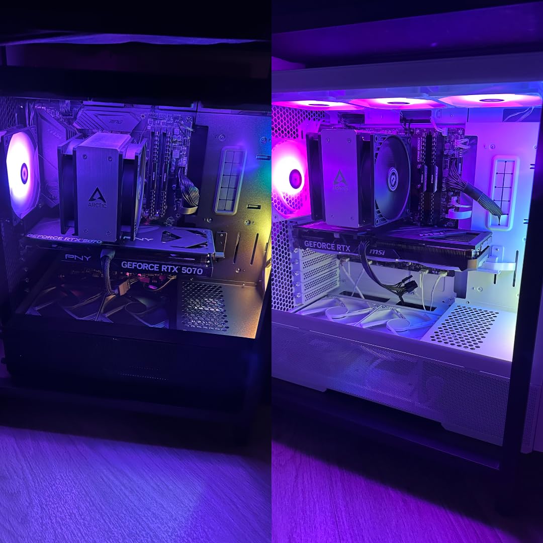 LIAN LI LANCOOL 207 Compact ATX RGB Gaming Computer Case, Airflow Optimized Mesh Panels Tower Chassis w/ 2x140mm ARGB,2x120mm PWM Fans Pre-Installed, USB Type-C Port, Tempered Glass Side Panel (Black) customer photo 2