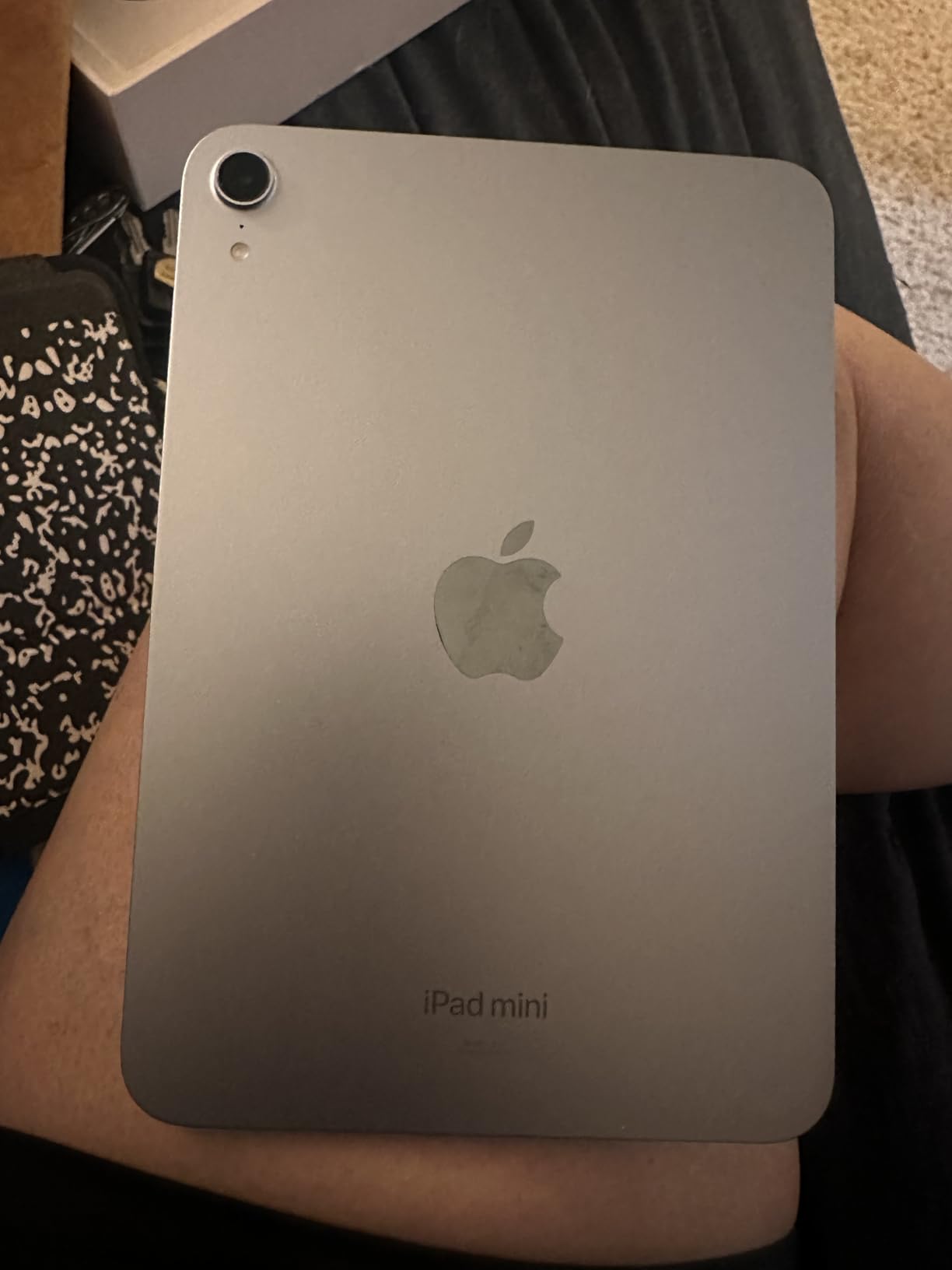 Apple iPad mini (A17 Pro): 8.3-inch Liquid Retina Display, 128GB, Wi-Fi 6E, 12MP Front/Back Camera, Touch ID, All-Day Battery Life - Blue customer photo 1