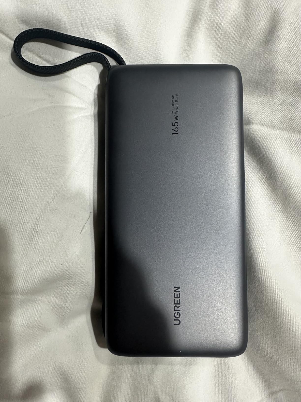 UGREEN Nexode Power Bank, 25,000mAh 165W Laptop Portable Charger with 2 Built-in USB-C Cables, 90Wh Fast Charging Business Travel Battery Pack for MacBook Pro/Air/iPad/iPhone 17/Samsung/Dell/HP/Lenovo customer photo 2