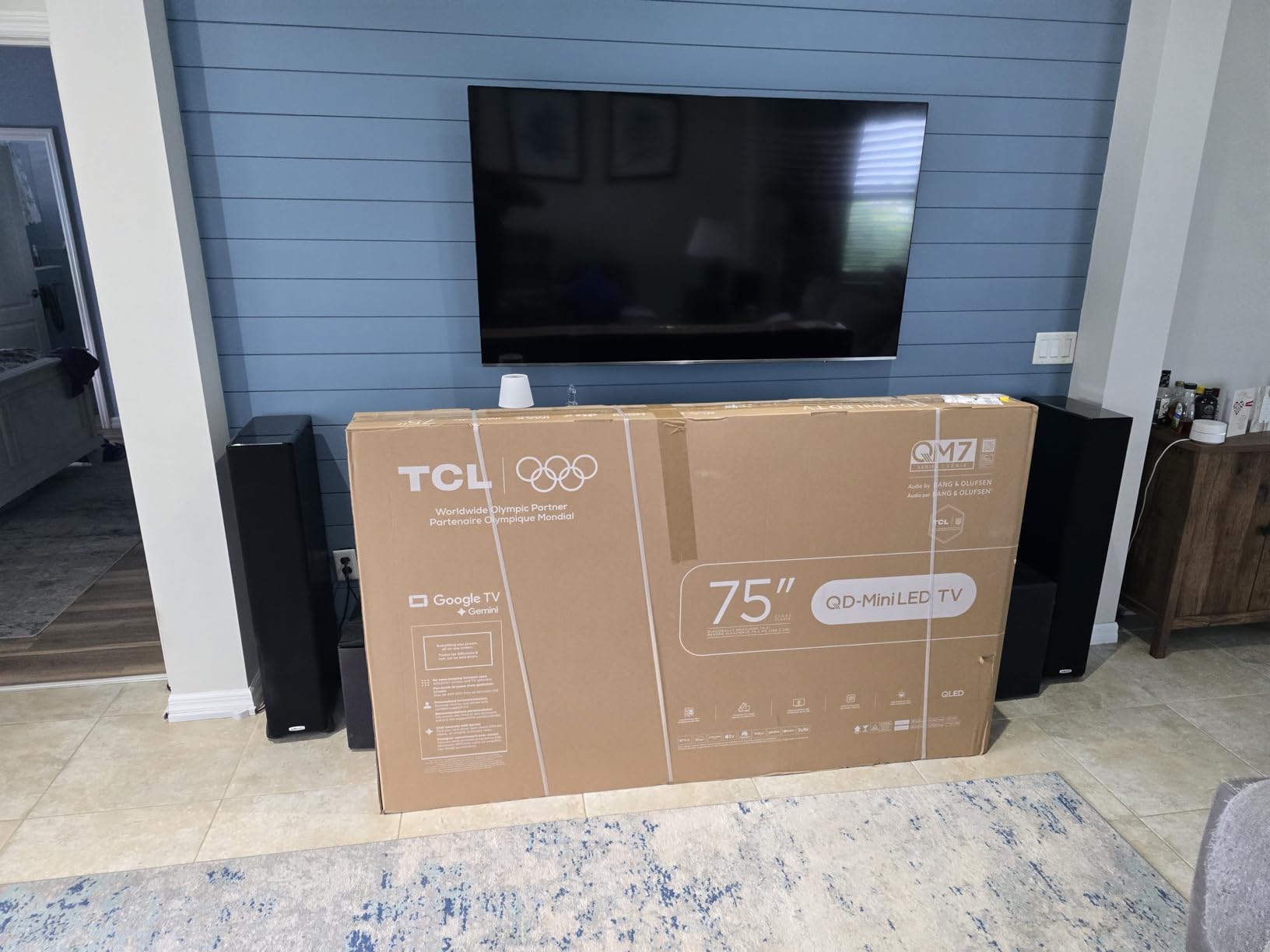 TCL 65 Inch Class QM7K Series | Mini LED QLED 4K HDR | 65QM7K, 2025 Model | 120HZ-144HZ Anti Reflective Screen Smart Google TV Dolby Atmos Onkyo Audio | Voice Remote Alexa Gaming Streaming Television customer photo 1