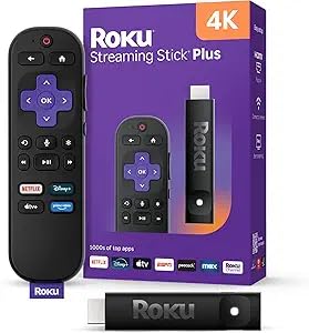 Roku Streaming Stick Plus - 4K & HDR Roku Streaming Device for TV with Voice Remote - Free & Live TV customer photo 2