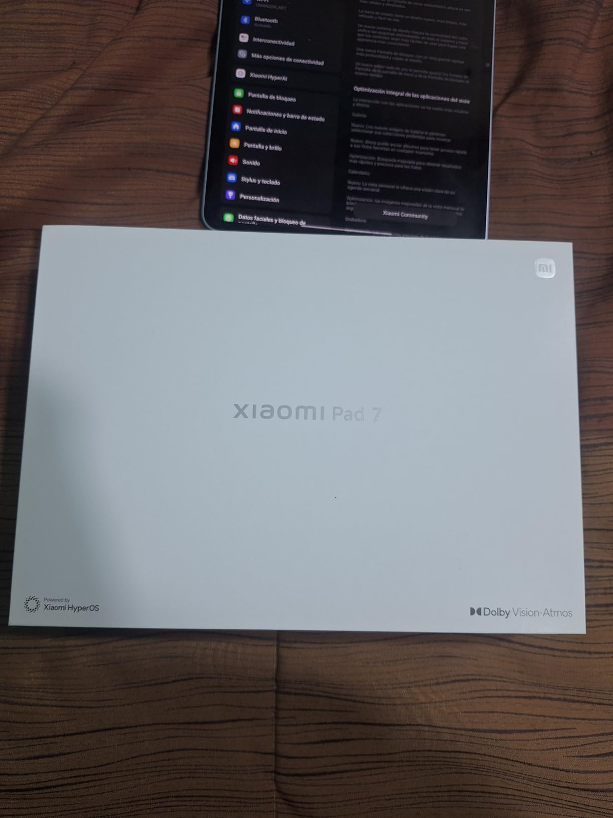 XIAOMI Pad 7 Ai WiFi Version Global 11.2 inches 3.2K 144Hz 8850mAh Bluetooth 5.4 Four Speakers 13MP (Gray, 128GB + 8GB) customer photo 2