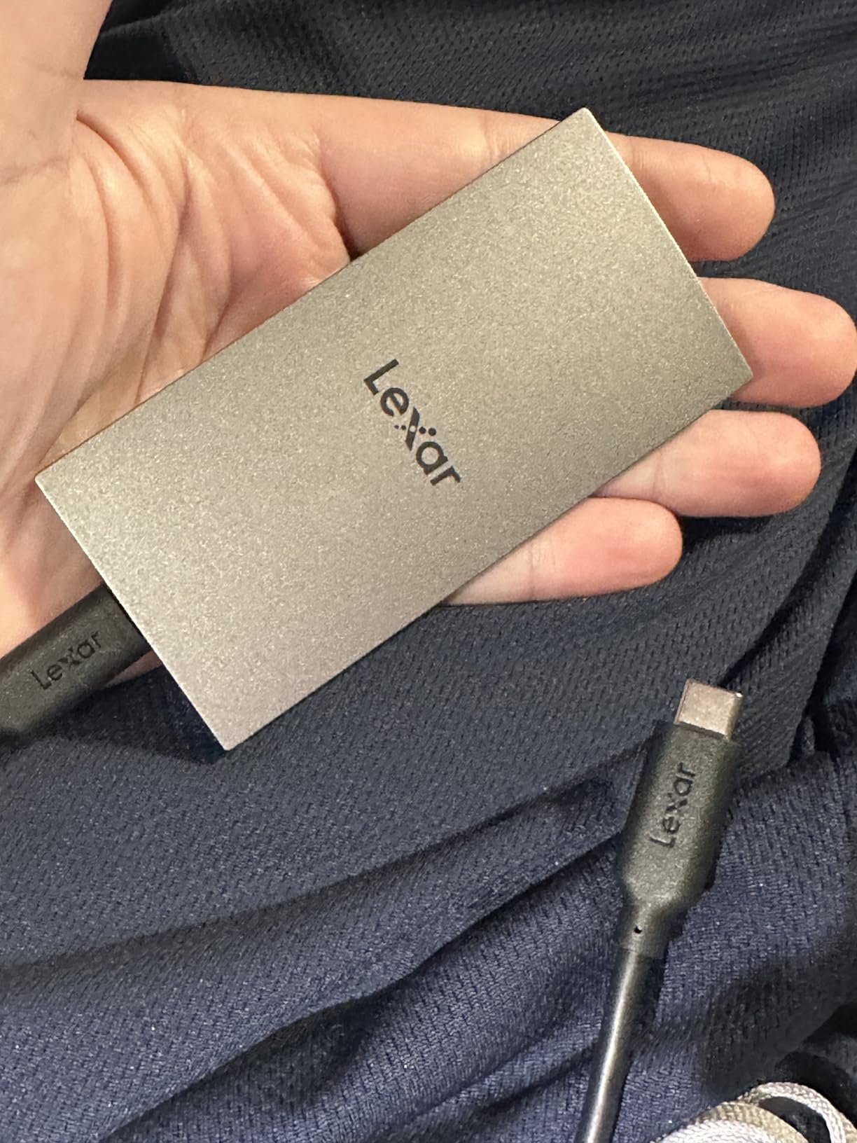 Lexar ES3 1TB External SSD, USB 3.2 Gen2 Portable SSD, Up to 1050MB/s Read, 1000MB/s Write, Compatible with Mac/PS5/XBOX/Laptop/PC customer photo 1