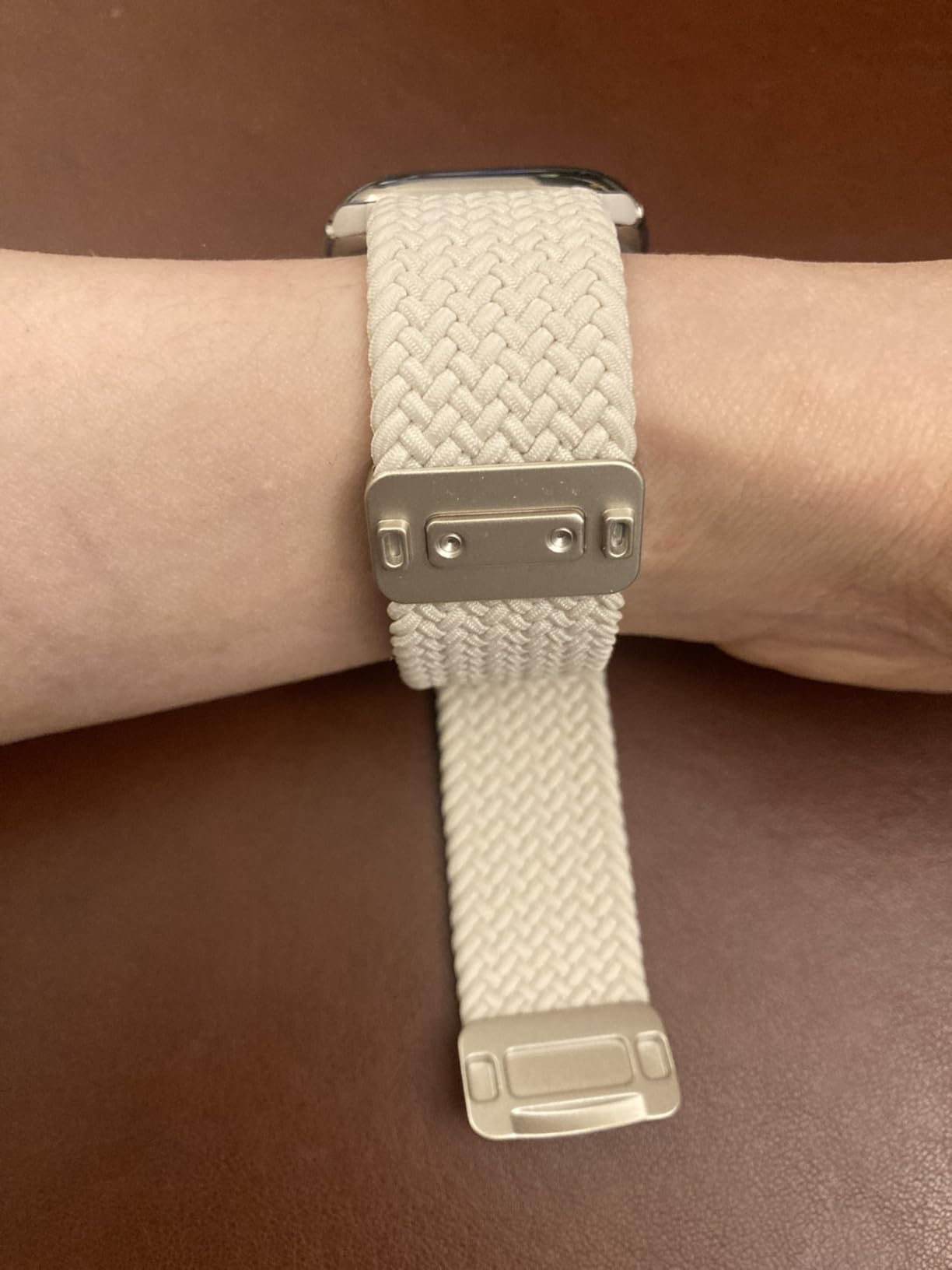 Braided Stretchy Band Compatible with Apple Watch Bands 38mm 40mm 41mm 42mm 44mm 45mm 46mm 49mm Women Men, Soft Nylon Solo Loop Magnetic Sport Strap for iWatch Series 11 10 9 8 7 6 5 4 3 2 1 SE Ultra customer photo 1