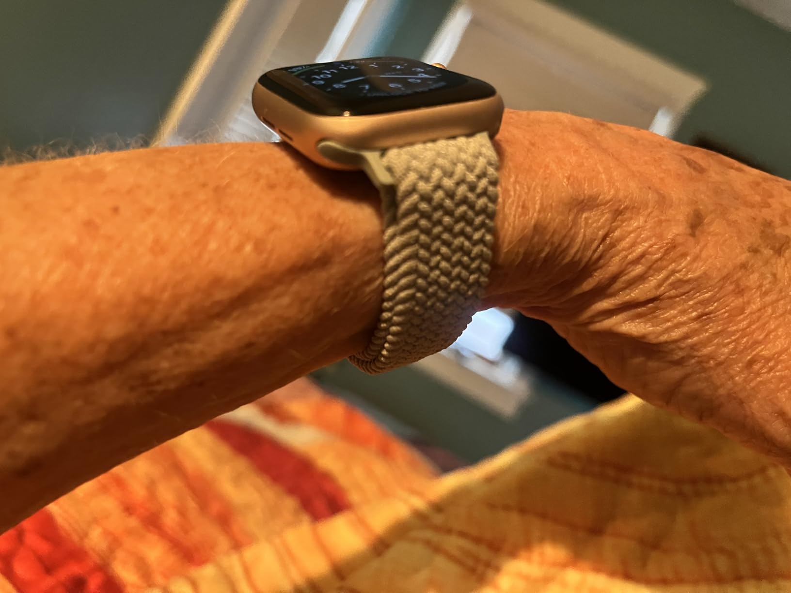 Solace Bands Imperium Adapt Wide Adjustable Nylon Braided Watch Band - Compatible with All Apple Watches - Solace Apple Watch Bands for Women & Men - Smart Watches Band Series 11-1, Ultra, SE customer photo 1
