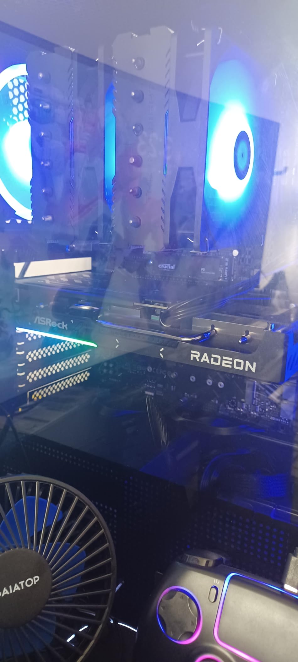 ASRock Radeon RX 9060 XT Challenger 16GB OC Graphics Card, AMD RDNA 4 Architecture, 16GB GDDR6, PCIe 5.0, Dual Fans, 0dB Silent Cooling, LED Indicator, DisplayPort 2.1a, HDMI 2.1b customer photo 1