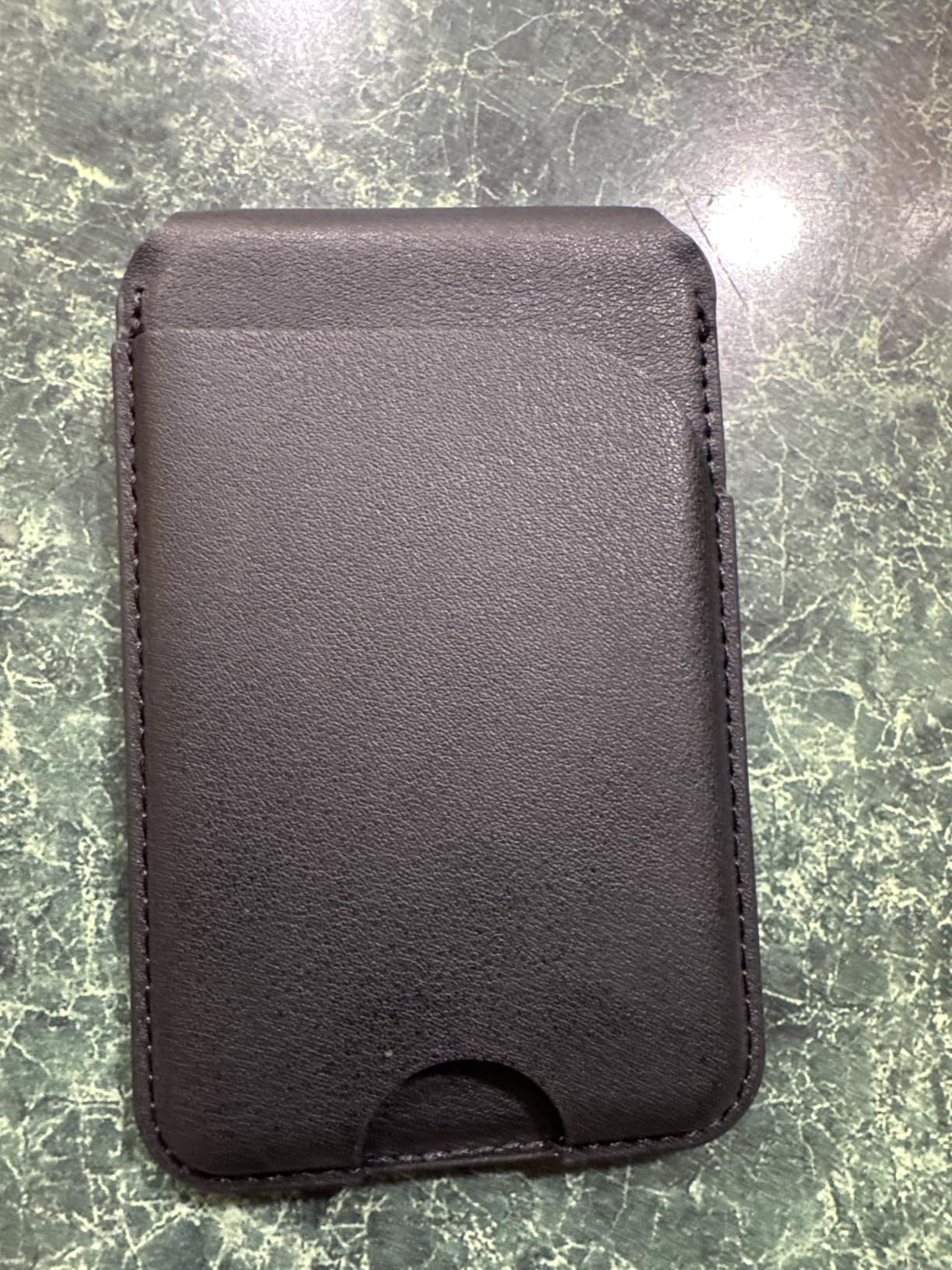 TWZKG for MagSafe Wallet, 5 Cards Holder with Stand, Magnetic Phone Wallet Stand for iPhone 17/16/15/14/13/12 Pro Max Air Plus Series, RFID Blocking Vegan Leather, Black customer photo 2