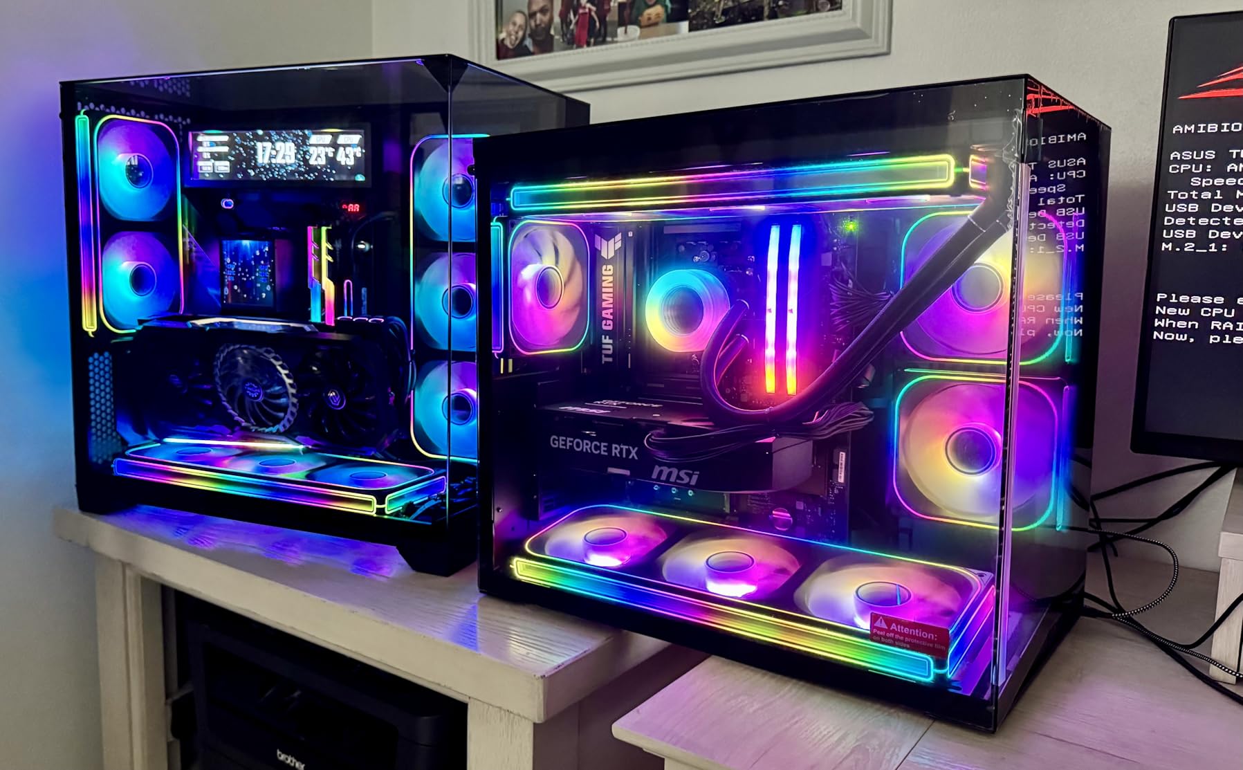 1000W Fully Modular Power Supply, 80+ Gold PSU, ATX 3.1 & PCIe 5.1 Ready, Native Dual-Color 12V-2x6 Cable, RGB Low-Noise Smart Fan, 105°C-Rated Capacitors, Black customer photo 1