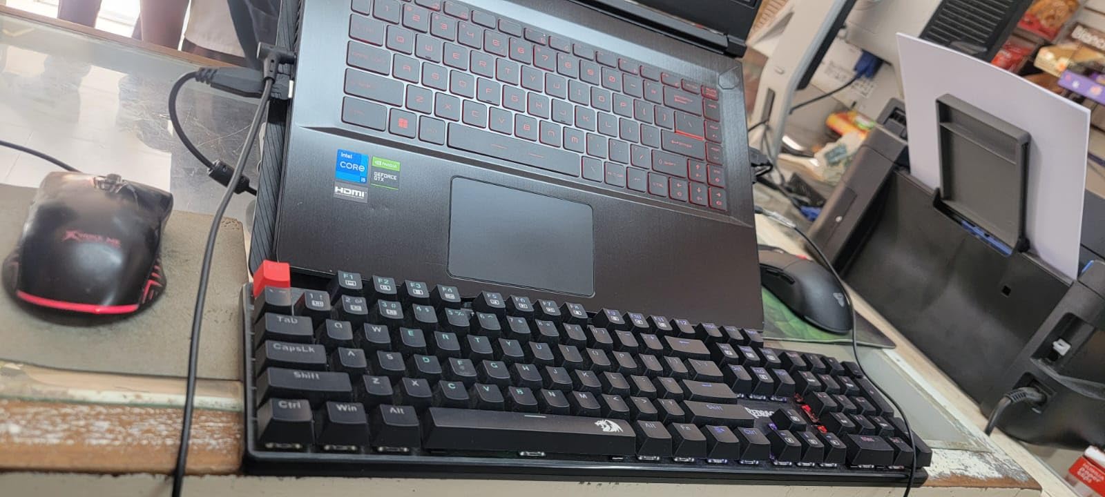 Redragon K671KS Wireless Mechanical Gaming Keyboard, Tri Mode BT/2.4G/USB-C Hot Swappable Custom Keyboard, RGB Backlit Computer Gaming Keyboards, PBT Keycaps, Programmable for PC/Tablet/MAC customer photo 1