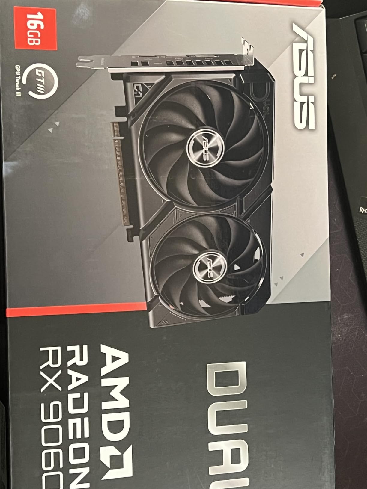 ASUS Dual AMD Radeon RX 9060 XT 16GB GDDR6 Graphics Card, PCIe 5.0, HDMI 2.1b, DisplayPort 2.1a, 2.5-Slot Design, Axial-tech Fan Design, 0dB Technology, 3 Year Warranty customer photo 2