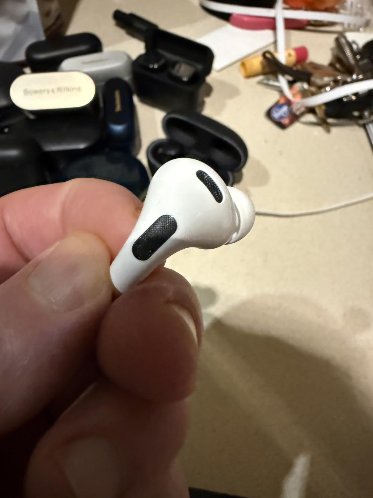 Apple AirPods Pro 3 Wireless Earbuds, Active Noise Cancellation, Live Translation, Heart Rate Sensing, Hearing Aid Feature, Bluetooth Headphones, Spatial Audio, High-Fidelity Sound, USB-C Charging customer photo 2