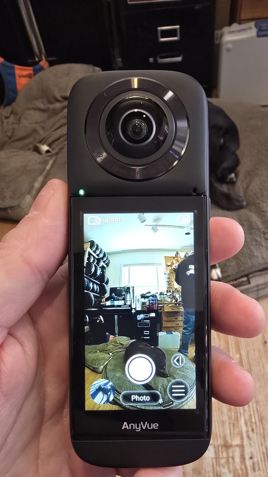 TOZO AnyVue Android Smart 360 Action Camera with 1/2