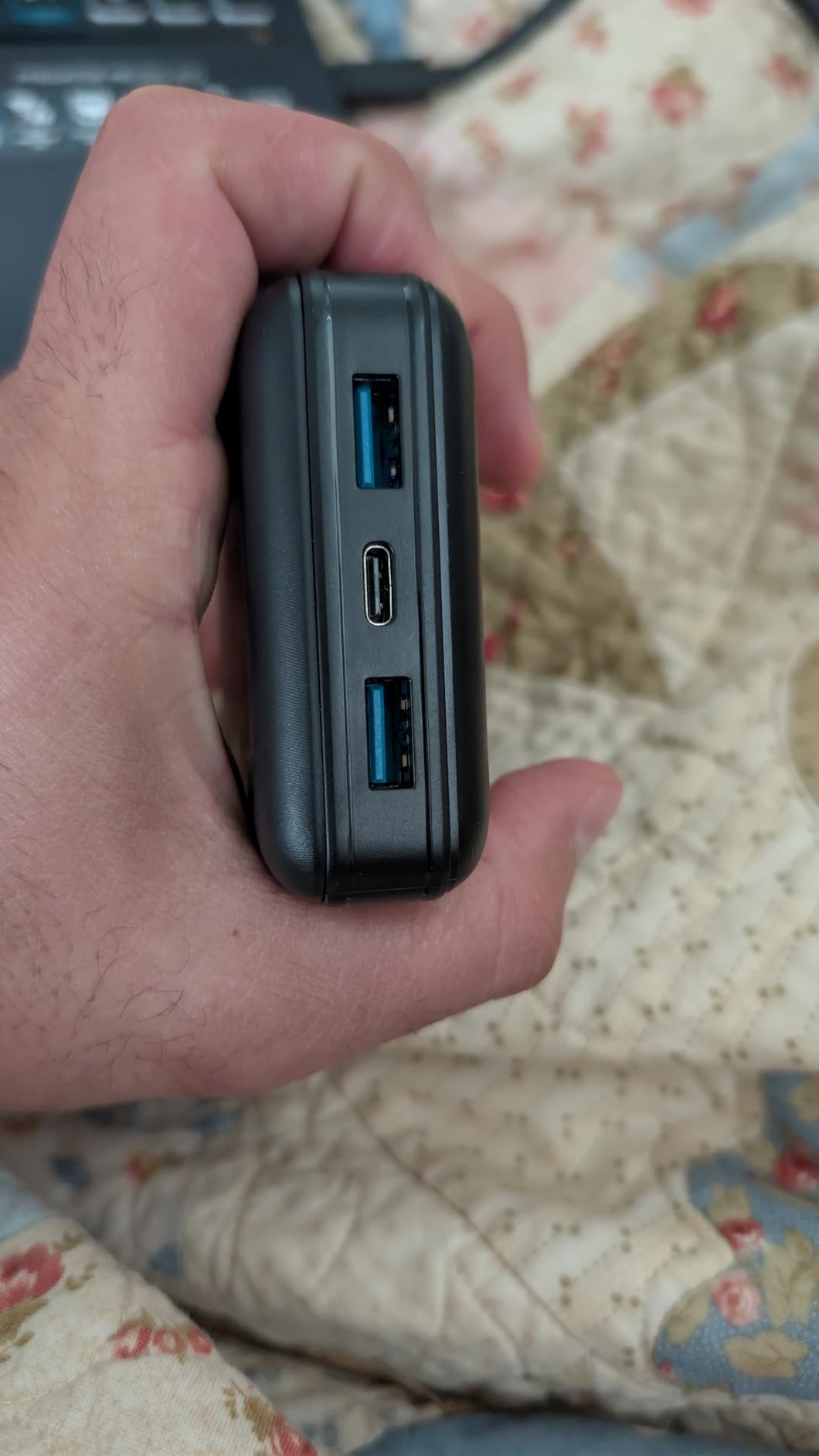 Portable Charger Power Bank, 60000mAh Battery Pack with 3 in 1 USB-C/iOS/Micro-USB Cable, 22.5W Fast Charging Portable Phone Charger, Travel Camping Essential Powerbank for iPhone 17/16 Samsung, Ebony customer photo 1