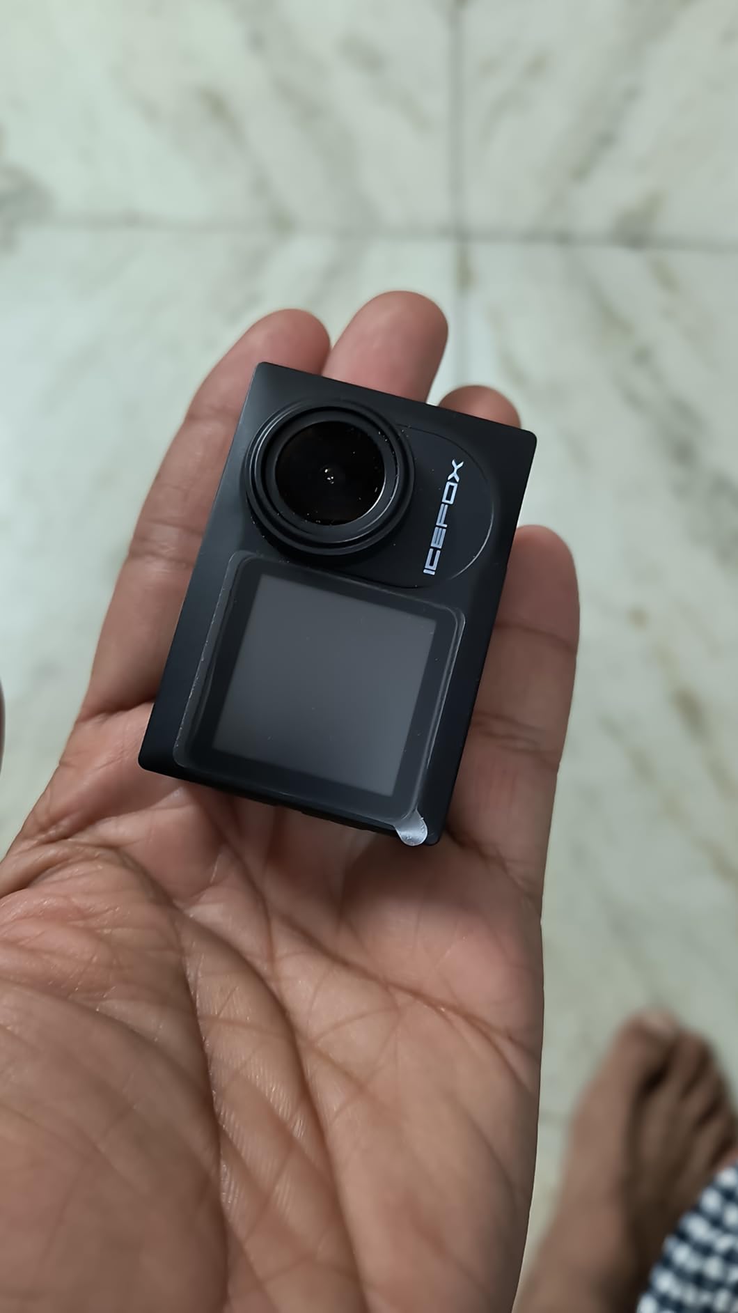 icefox Action Camera 4K 60FPS 30MP with 2X 2150mAh Batteries, Underwater Camera with 5X Zoom, EIS, Powered by Snappro App,Support Video&Photo Editing,Waterproof, WiFi Remote Control customer photo 2