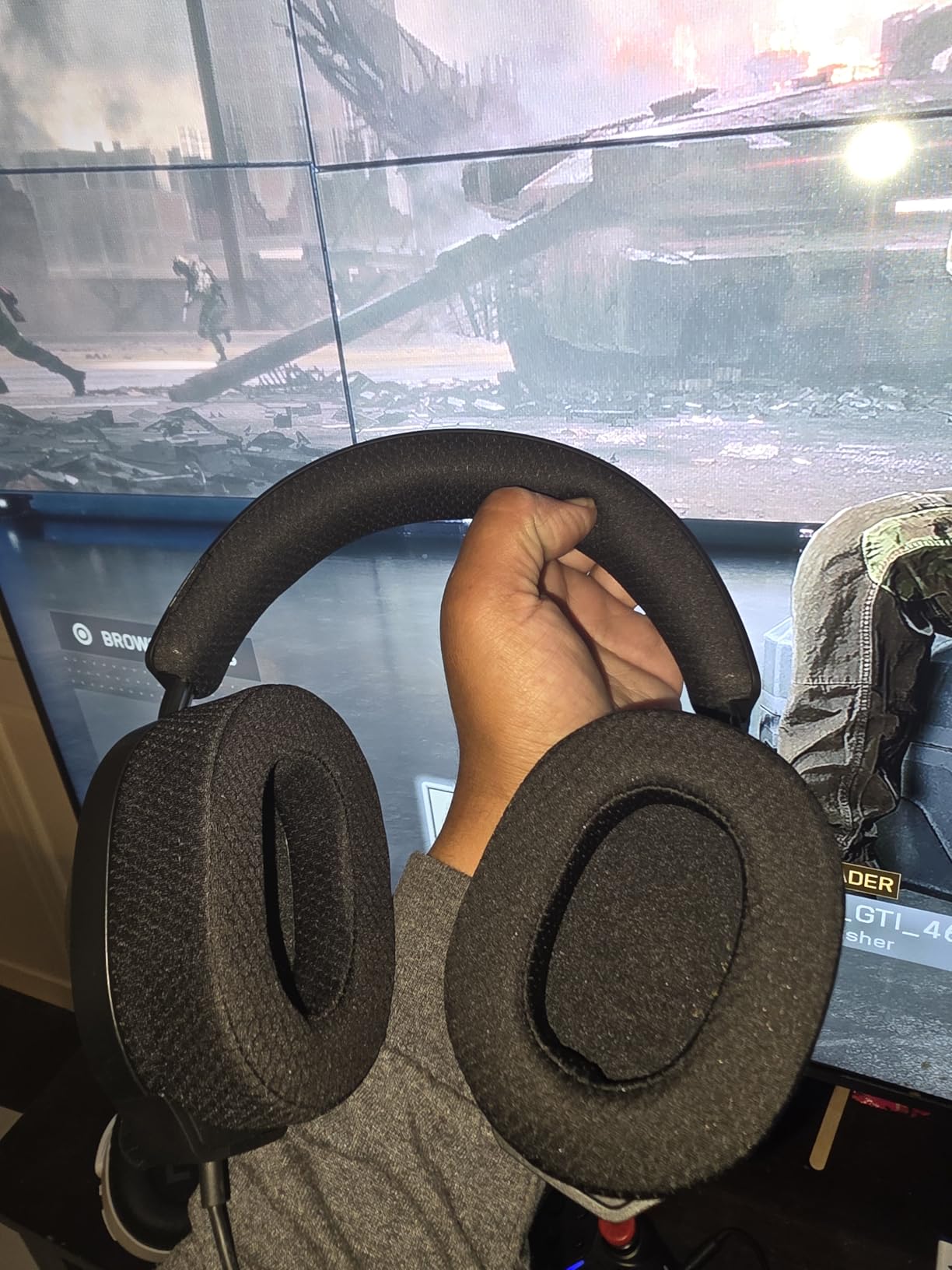 RIG R5 Spear PRO HS Wired Gaming Headset Officially Licensed for PlayStation, PS5, PS4, PC - 40mm Graphene Drivers, Tempest 3D Audio, Flip-to-Mute Mic, Memory Foam Cushions, 3.5mm - Black customer photo 2