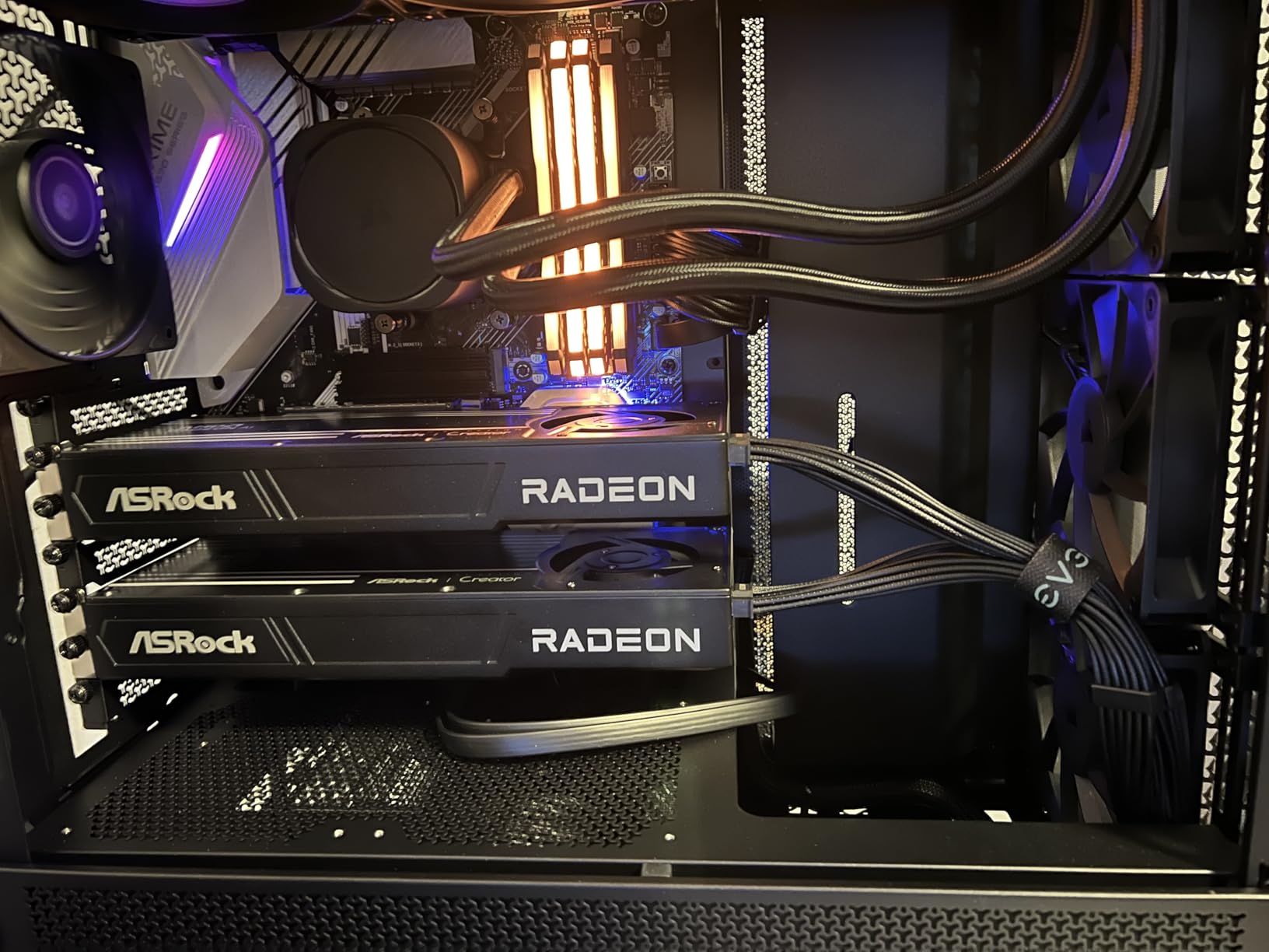 ASRock Radeon AI PRO R9700 Creator 32GB Professional Graphics Card, 2920 MHz Boost Clock, 32GB GDDR6, AMD RDNA 4, AI Accelerators, DisplayPort 2.1a, PCIe 5.0, Blower Cooler customer photo 2