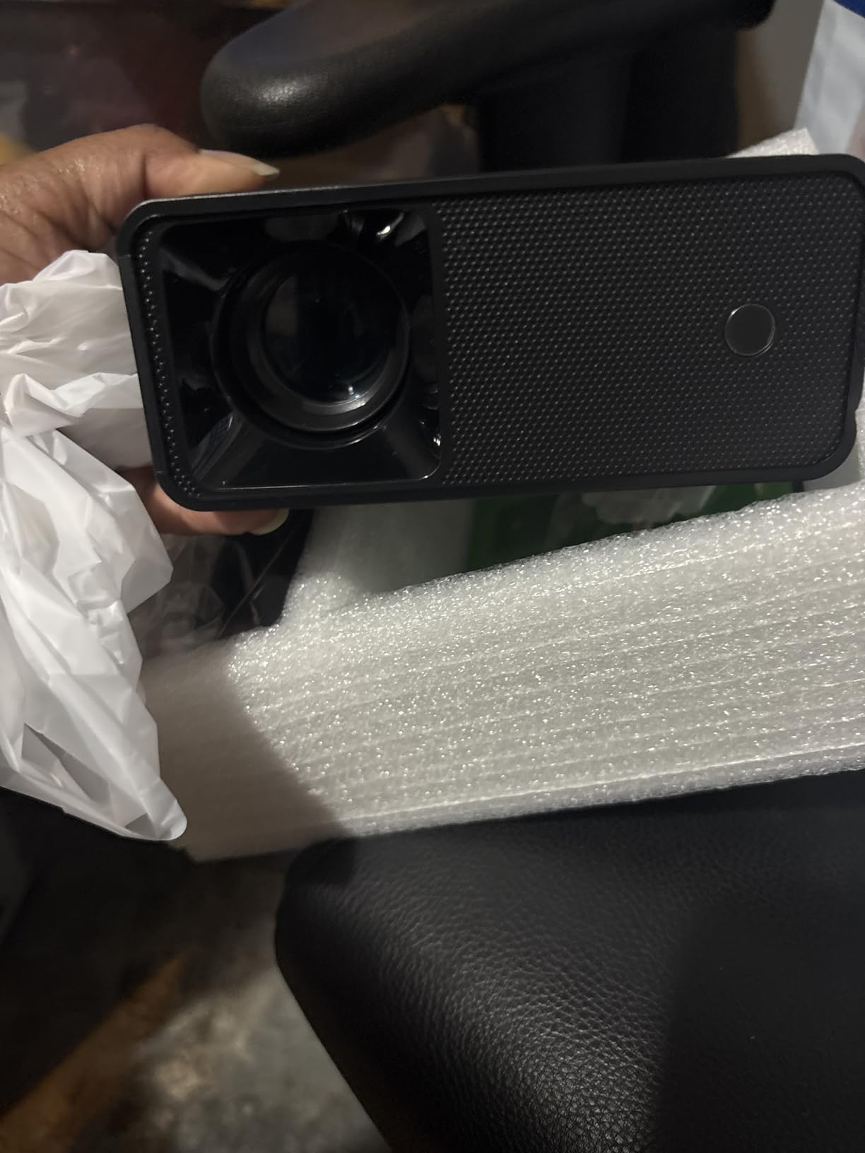 CiBest Mini Projector, Upgraded Full HD 1080P Support Video Projector, Portable Small Movie Projector customer photo 1