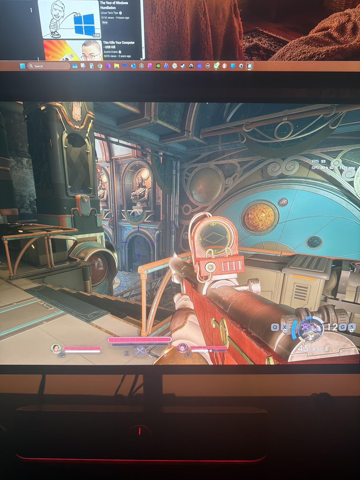 Acer Predator Gaming Monitor | 26.5-inch WQHD 2560x1440 QD-OLED | AMD FreeSync Premium | 240Hz | 0.03ms | Tilt, Height Adjustment, Pivot & Swivel | DCI-P3 99% | 2 x DP 1.4 & 2 x HDMI 2.1 | X27U W1bmiipprx customer photo 2