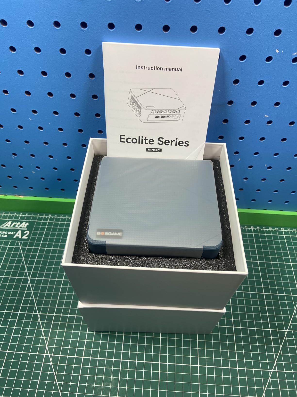 BOSGAME P4 Ultra Mini PC Gaming, Ryzen 7 7730U, 16GB RAM 1TB NVMe SSD Mini Computers, Dual 2.5G LAN, Wi-Fi 6E, BT5.2, 4K Triple Display HDMI | DP | Type-C, Home Office Business customer photo 2