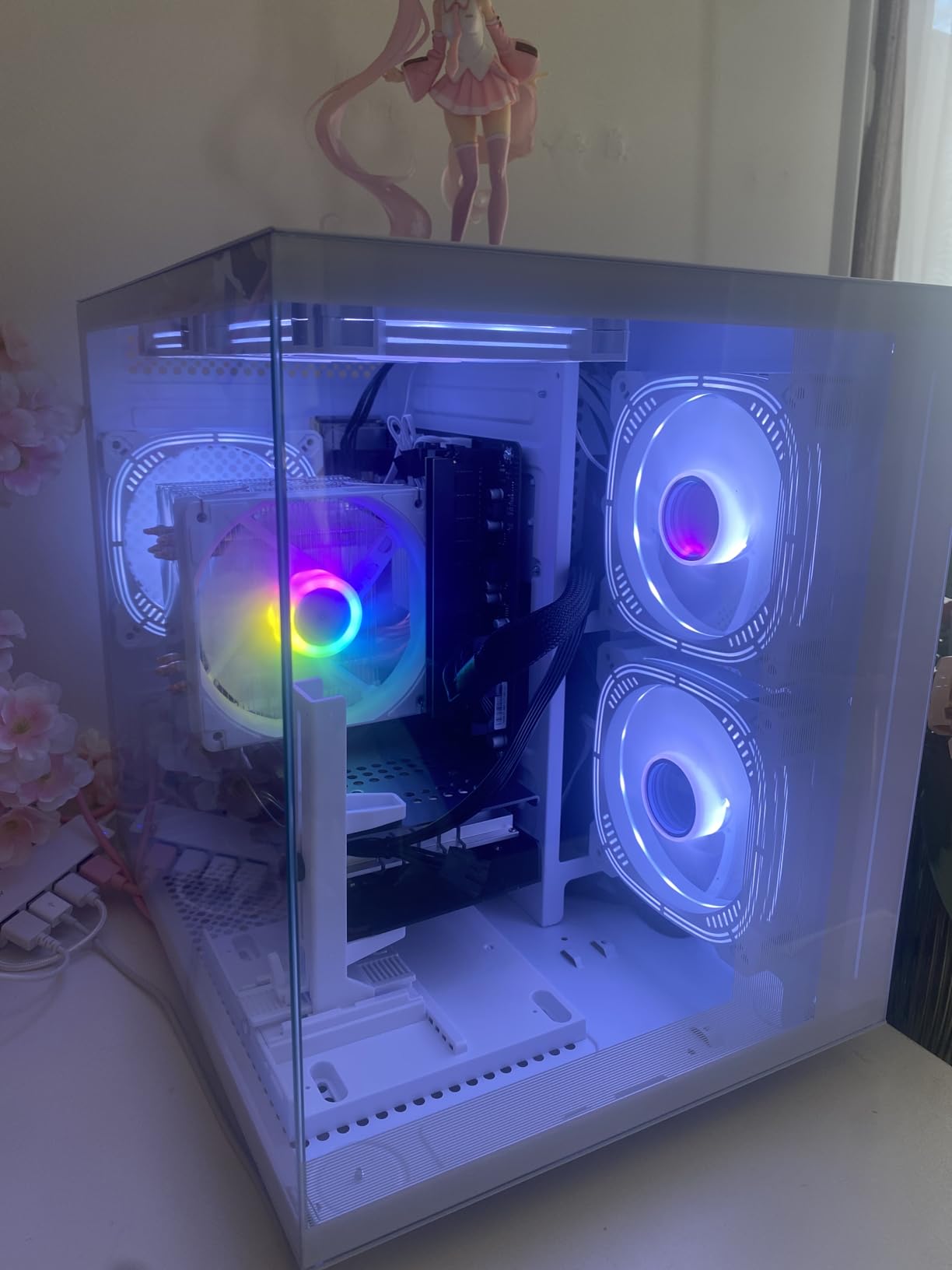 suevery Prebuilt Gaming PC Desktop, Ryzen 5 6-Core 3.6GHz Up to 4.1GHz | 16GB DDR4 RAM | 512G SSD | RX 560 4G Graphics Card | Wi-Fi 6, Gamer Computer Tower for Home Office, Black customer photo 1