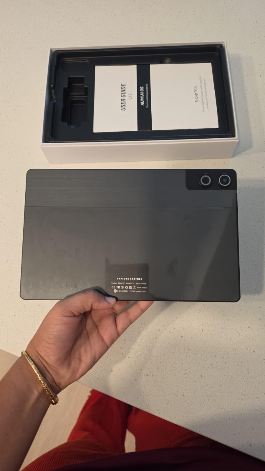 Jeazans 2026 Upgraded Android 16 Tablet with 64GB+1TB Expand, 10.1 inch Tablet with 8-Core, Dock Station, Gemini Ai, WiFi 6, Bluetooth 5.4, 3-Year Protection, Tablet for Students, Kids & Adults customer photo 1
