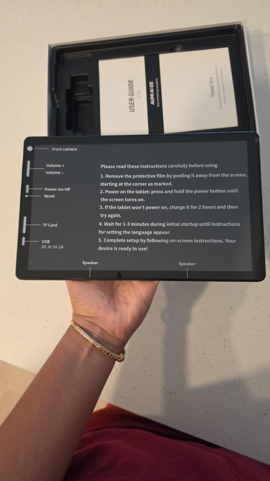 Jeazans 2026 Upgraded Android 16 Tablet with 64GB+1TB Expand, 10.1 inch Tablet with 8-Core, Dock Station, Gemini Ai, WiFi 6, Bluetooth 5.4, 3-Year Protection, Tablet for Students, Kids & Adults customer photo 2