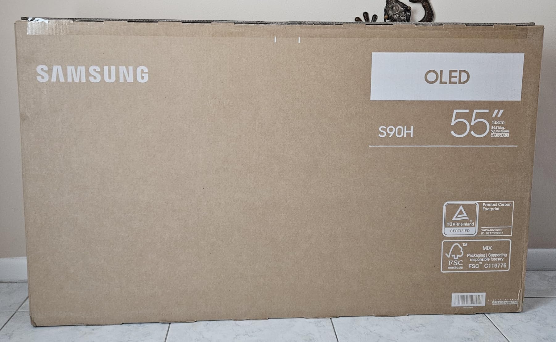 Samsung 55-Inch Class OLED S90H Series Samsung Vision AI Smart TV (2026 Model, 55S90H) OLED HDR+ with Glare Free, NQ4 AI Gen3 Processor, 4K AI Upscaling Pro, AI Motion Enhancer Pro, Alexa Built-in customer photo 1