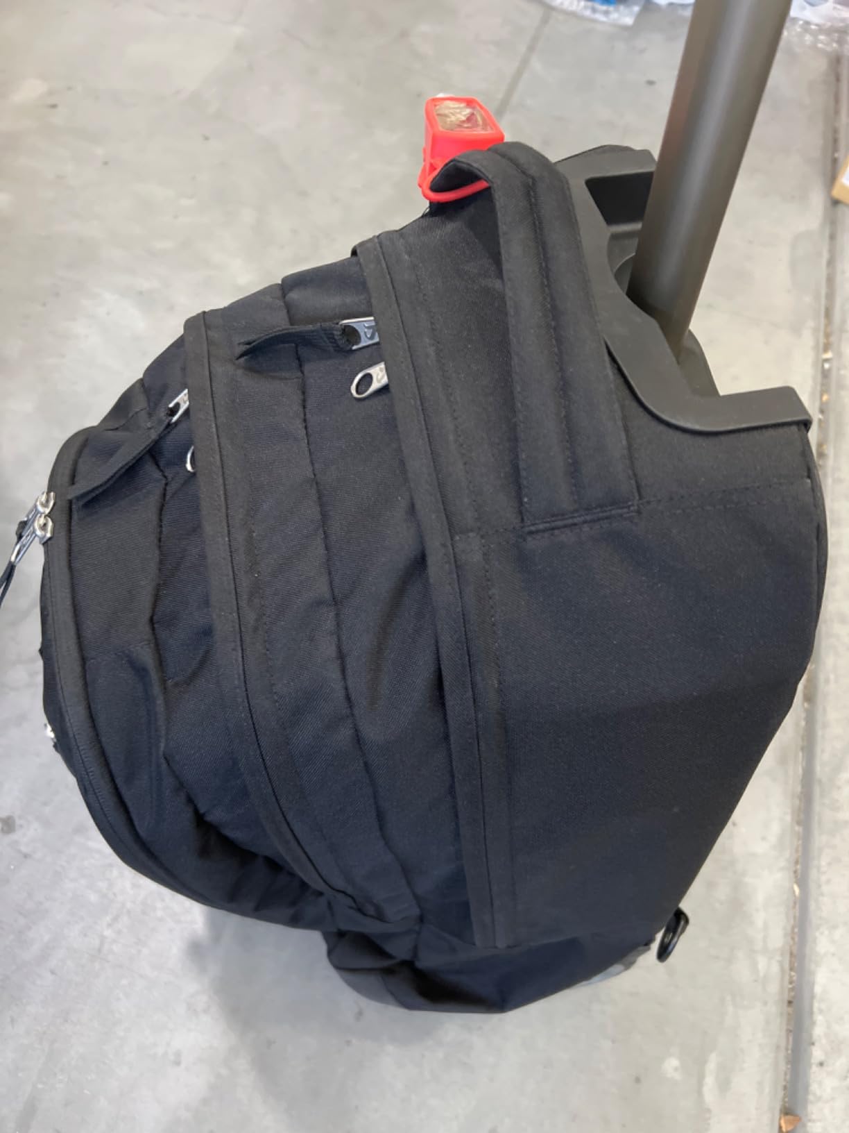 JanSport Driver 8 Rolling Backpack - Wheeled Travel Bag with 15-Inch Laptop Sleeve, One Size, Black customer photo 2