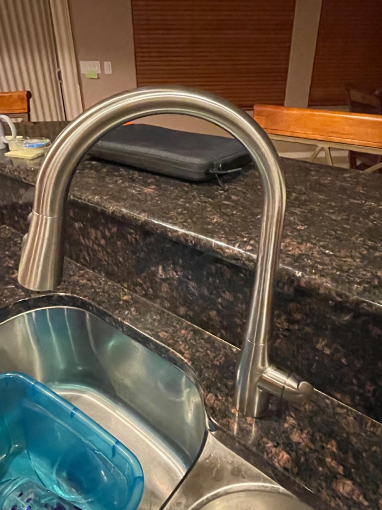 KOHLER 596-VS Simplice Kitchen Sink Faucets with Pull Down Sprayer, 3-Spray Design, Vibrant Stainless Kitchen Faucets, High Arch customer photo 1