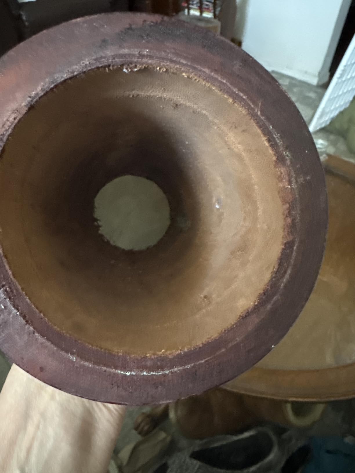 Djembe Drum - Hand Carved African Drum, Bongo Congo Style - Solid Mahogany with Goatskin Head, Tribal Painted Design - 12