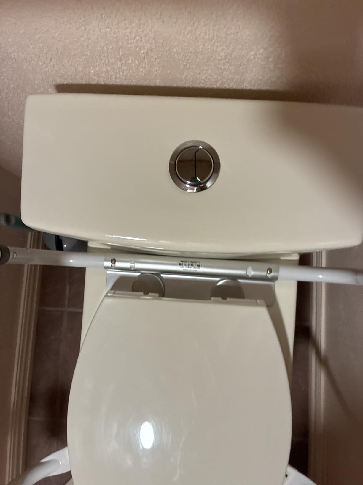 Carex Toilet Safety Frame - Toilet Safety Rails With Adjustable Width - Toilet Rails For Elderly, Handicap, Home Health Care Equipment After Surgery, Supports 300lbs customer photo 2
