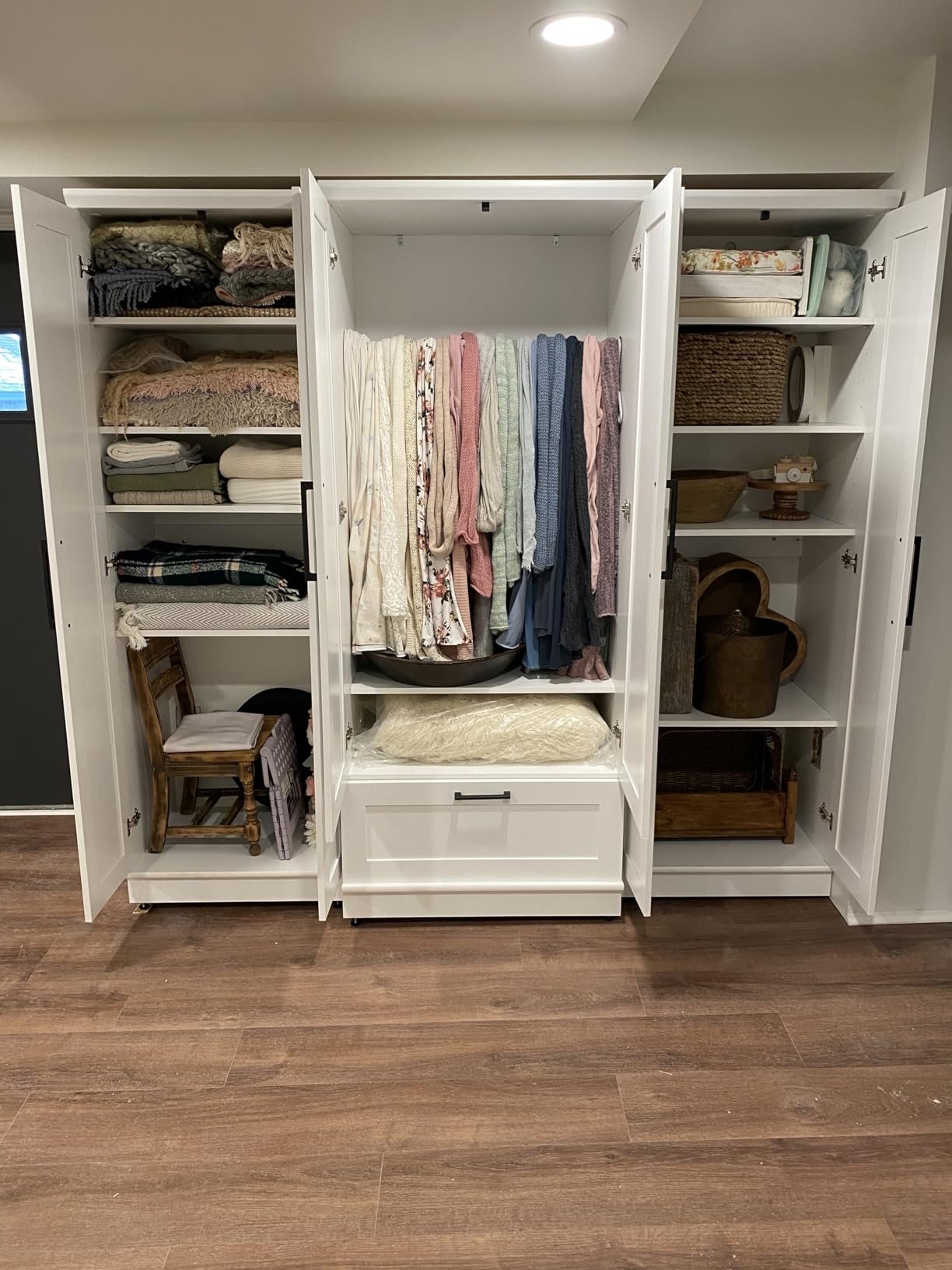 Sauder 411802 HomePlus Wardrobe/Storage Cabinet, L: 28.98